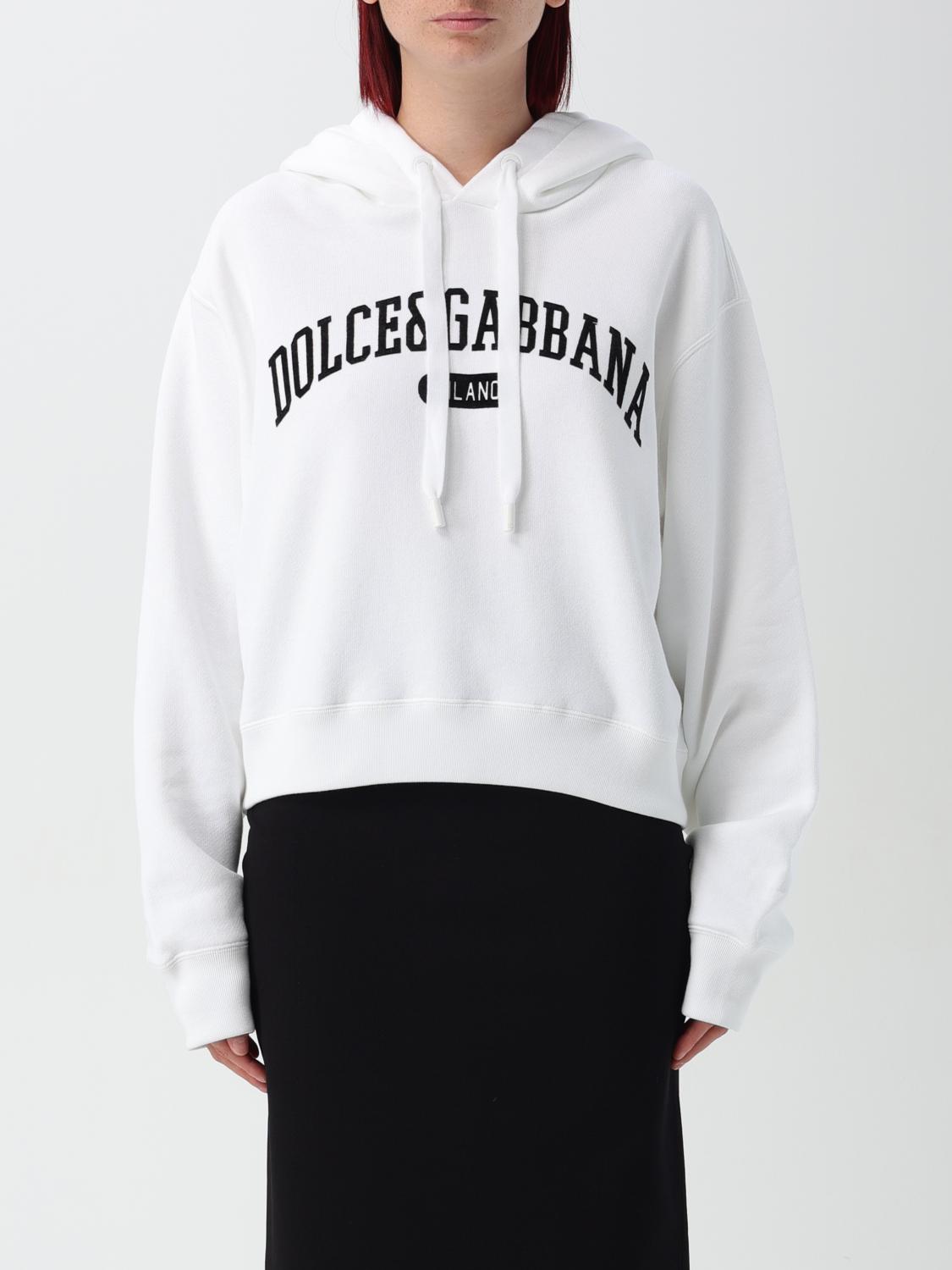 DOLCE & GABBANA SWEATSHIRT DOLCE & GABBANA WOMAN COLOR WHITE G99423001