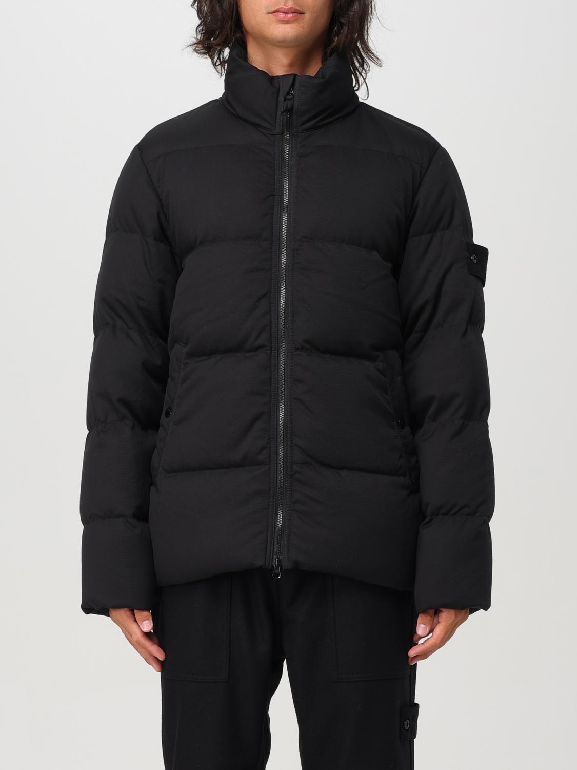 Shop Stone Island Jacket  Men Color Black