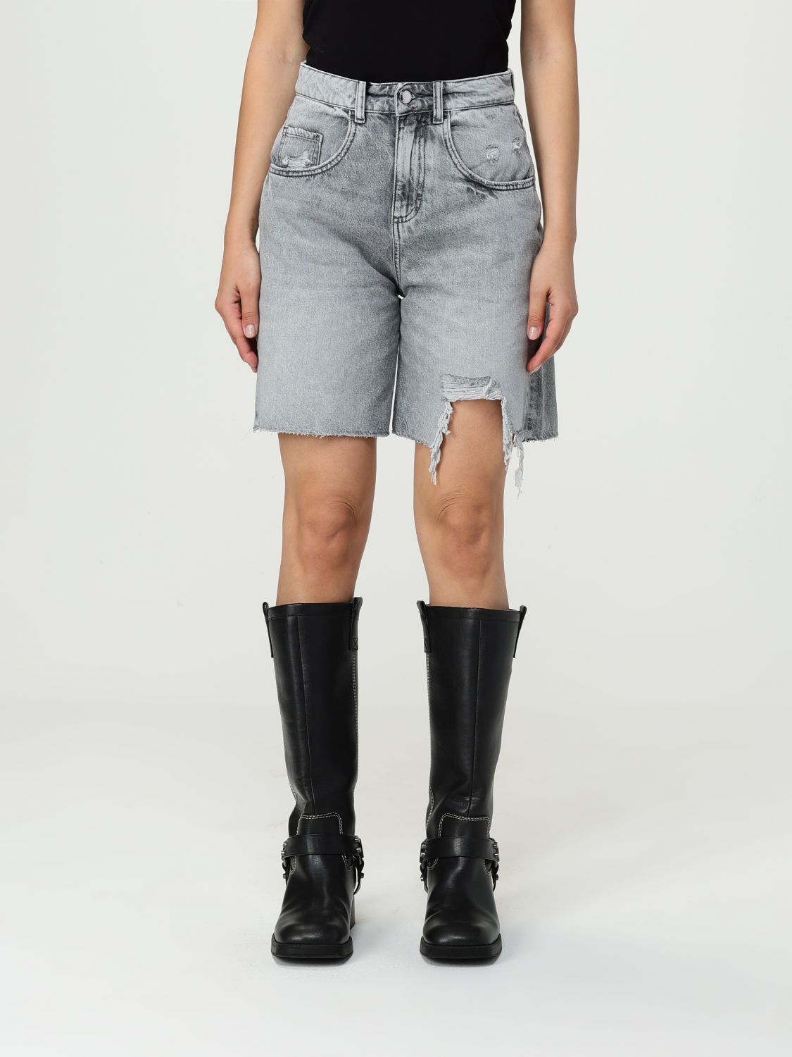 Icon Denim Los Angeles Pantaloncino  Donna Colore Grigio