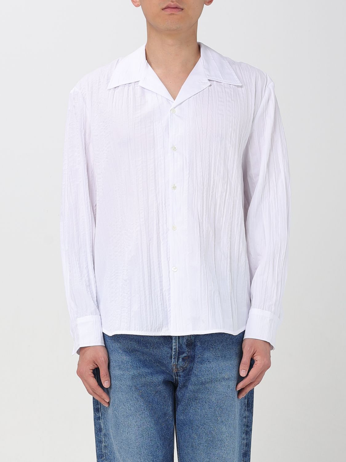 Séfr Jagou Blue Shirt In Cotton Blend