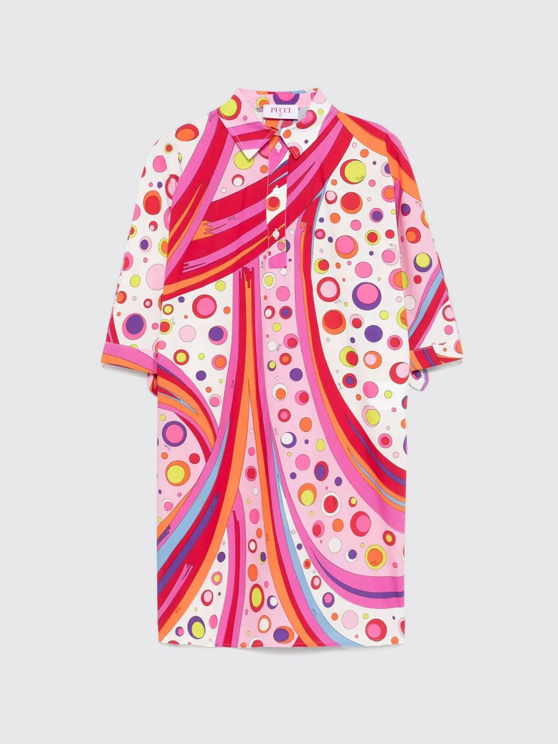 PUCCI DRESS PUCCI KIDS COLOR ORANGE H00368004