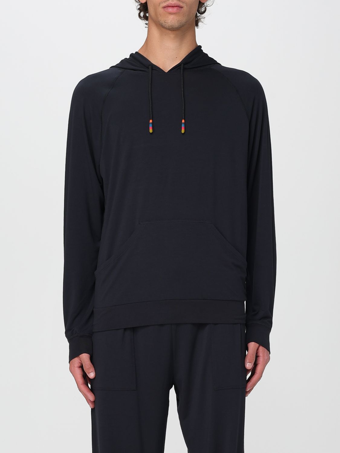Paul Smith Hoodie With Drawstring Hood And Front Pouch Pocket