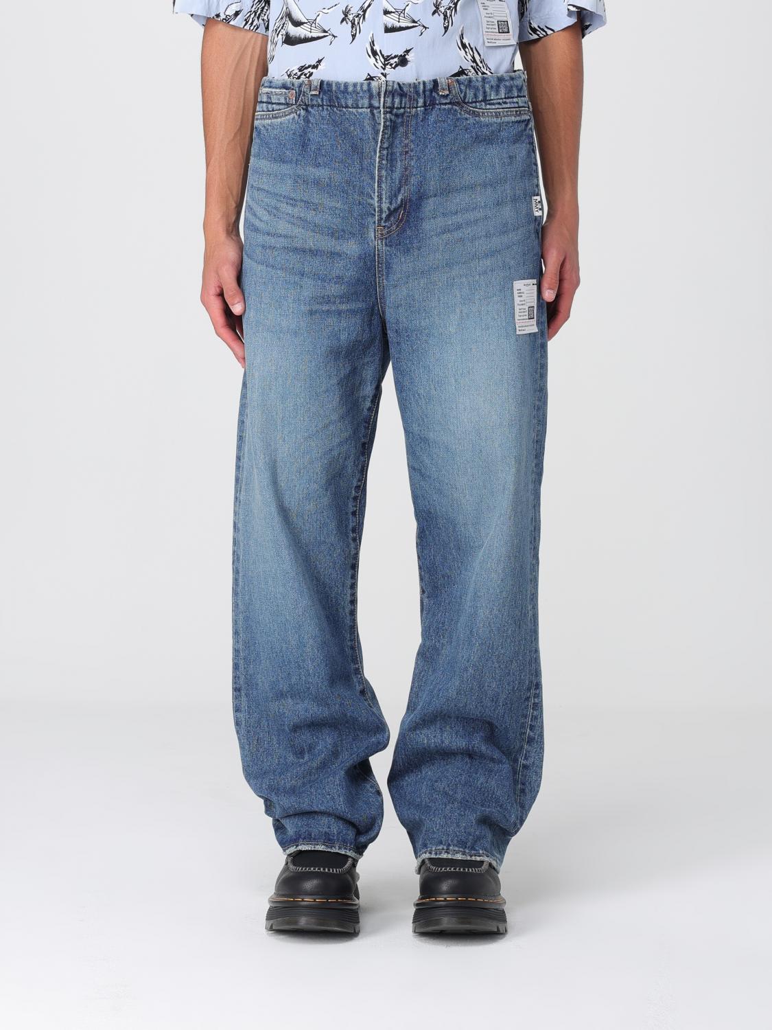 Miharayasuhiro Jeans Maison Mihara Yasuhiro Men Color Blue