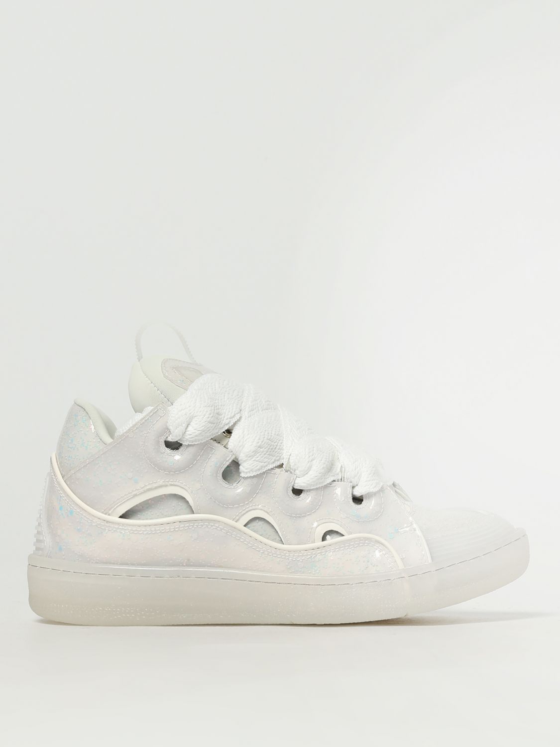 Lanvin Oversize-laces Low-top Sneakers