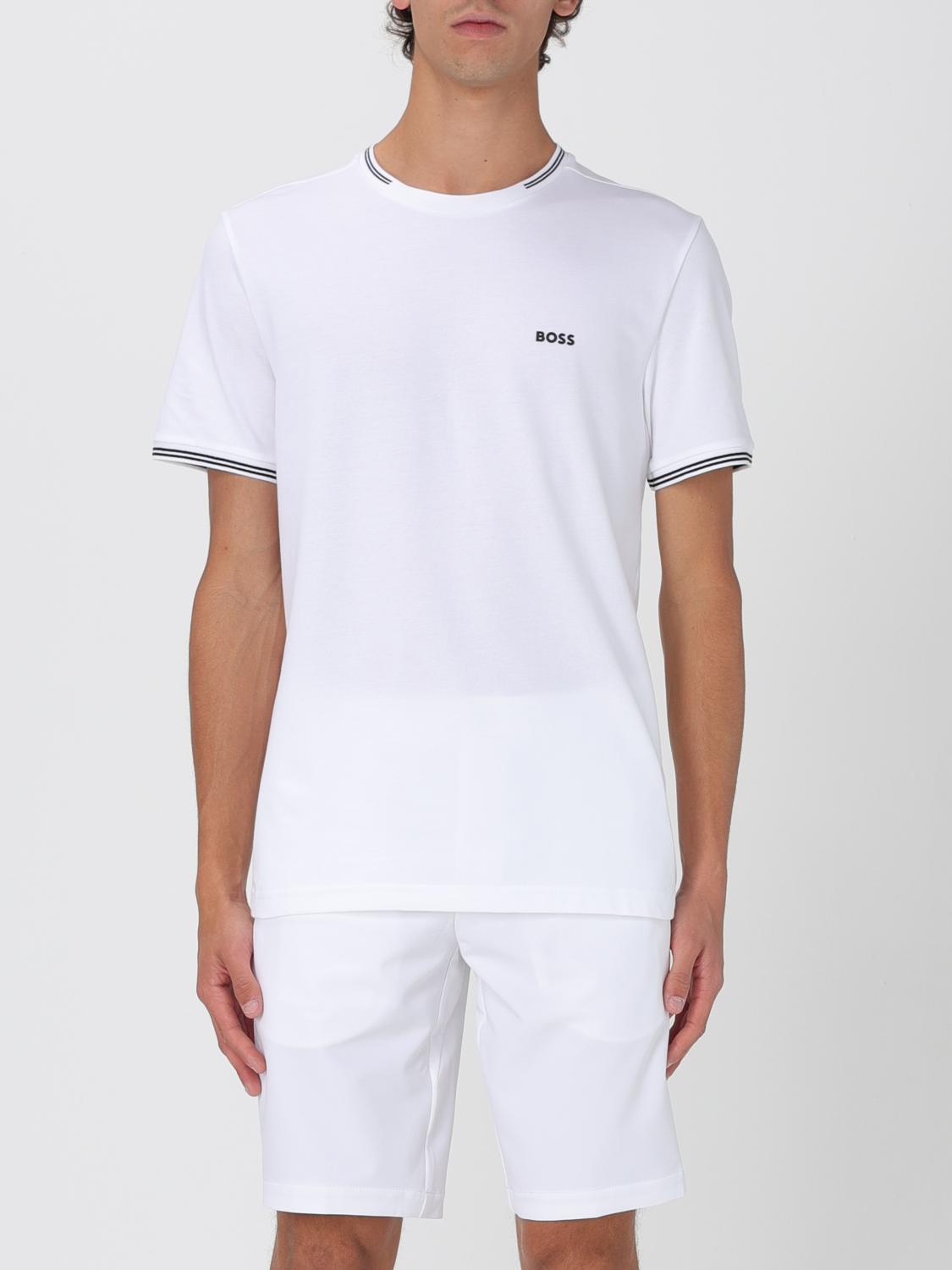 Hugo Boss T-shirt In Cotone Con Logo Boss