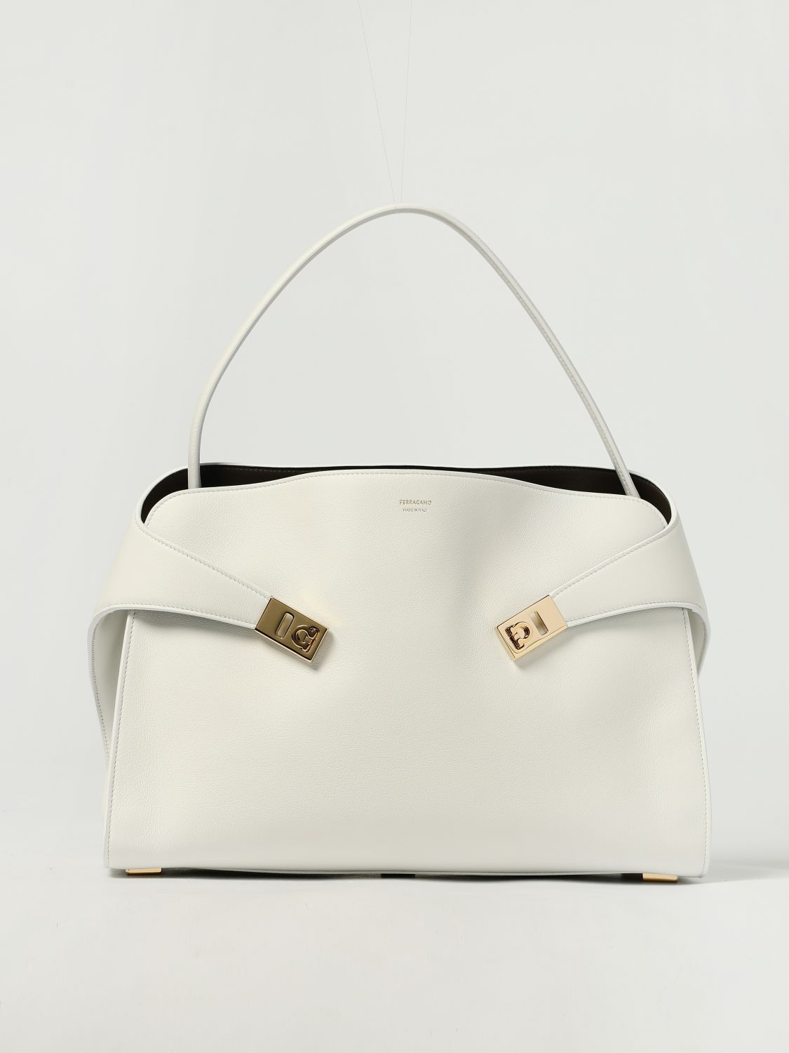 Shoulder Bag FERRAGAMO Woman color White
