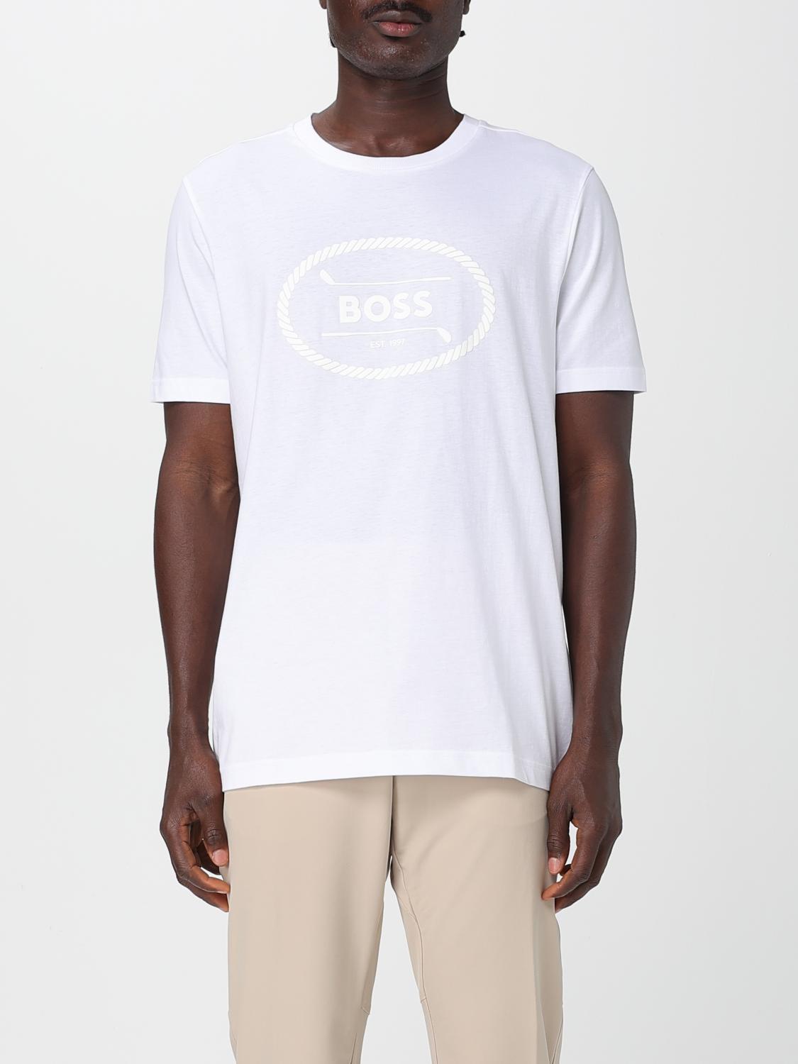 Hugo Boss T-shirt In Cotone Con Logo Boss