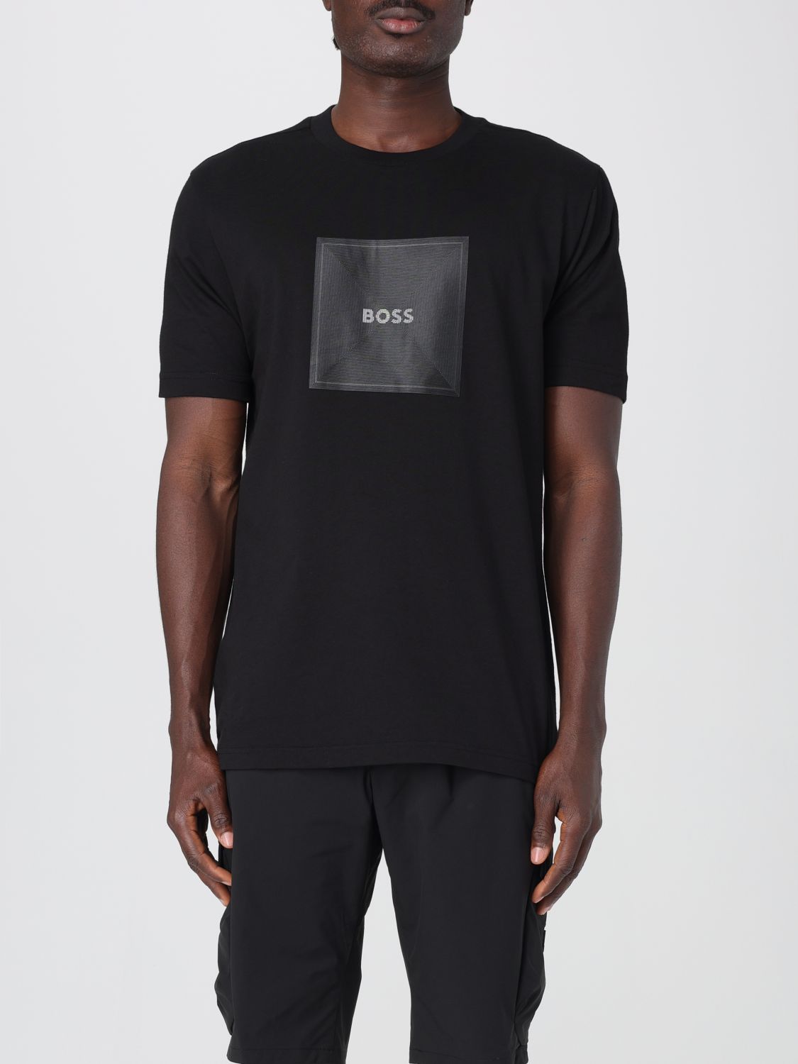 Hugo Boss T-shirt In Cotone Con Logo Boss