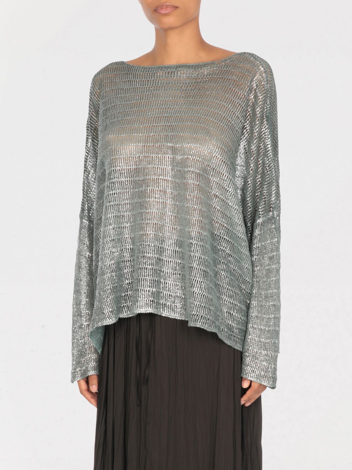 Avant Toi Blue Linen Sweater