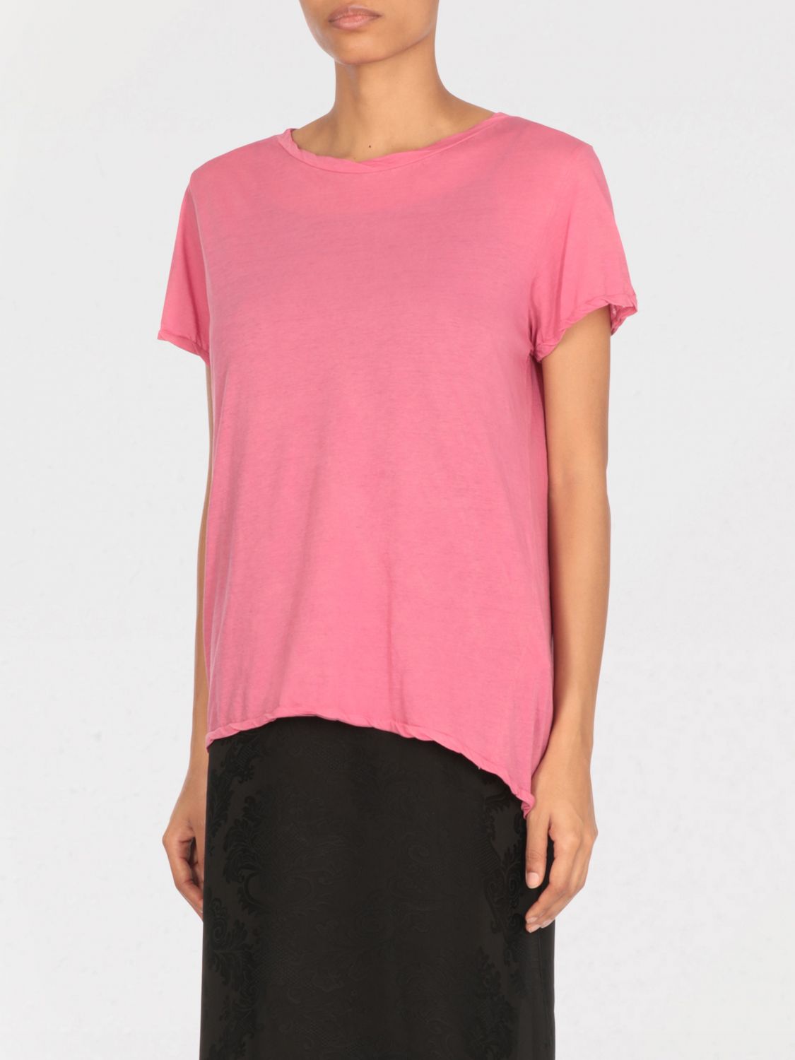 Avant Toi Fuchsia Cotton T-shirt