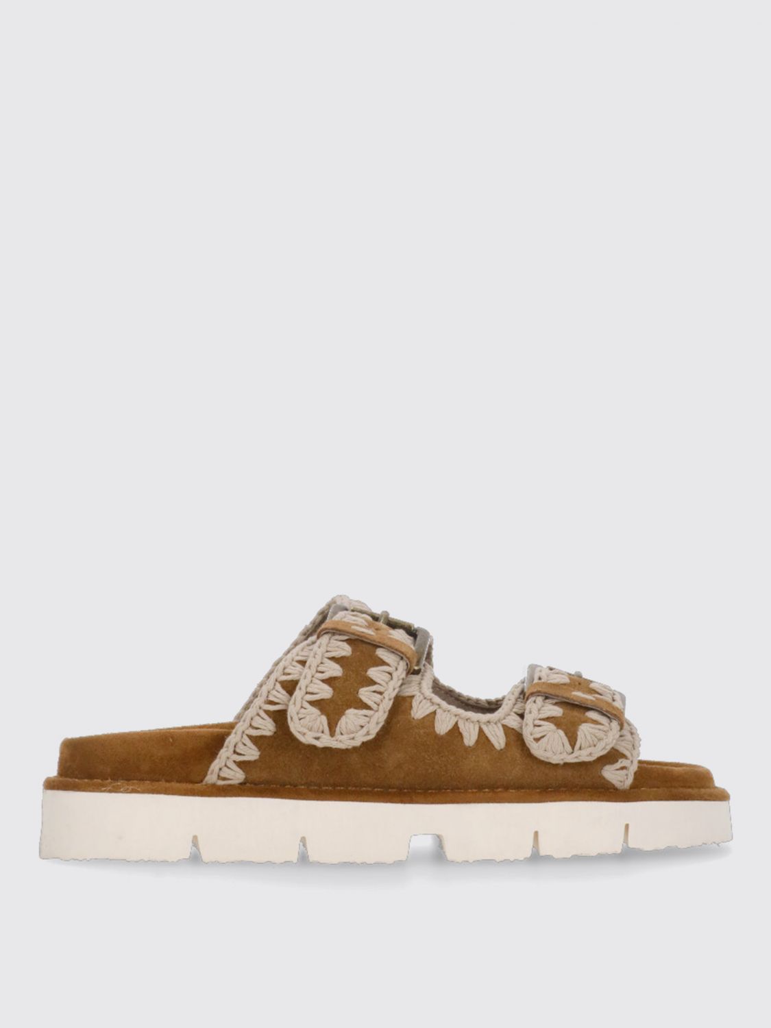 MOU FLAT SANDALS MOU WOMAN COLOR BROWN H01329032