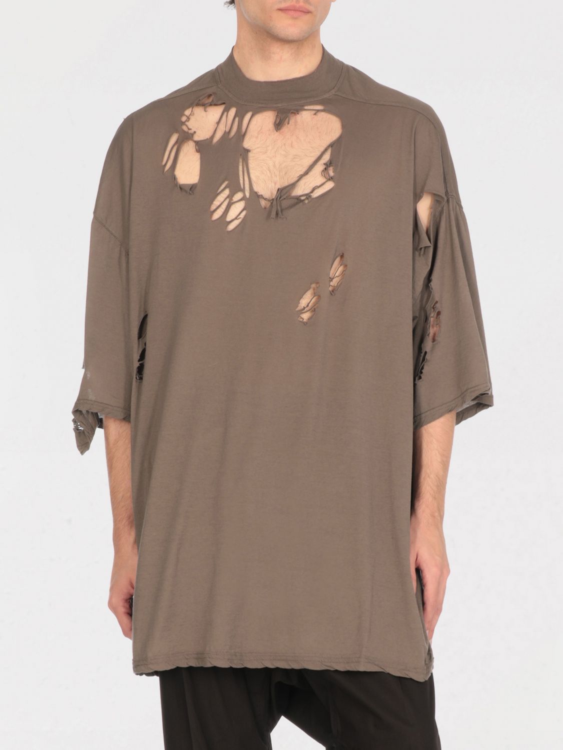 Shop Rick Owens Drkshdw T-shirt Men Color Brown