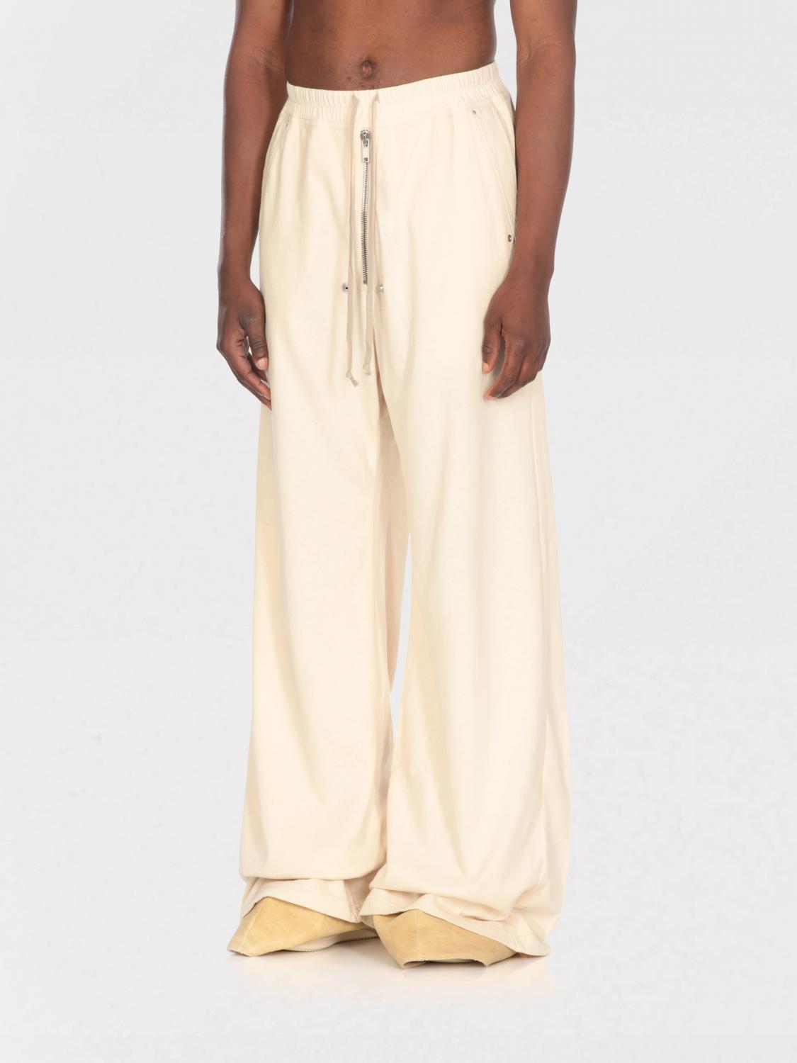 Rick Owens Drkshdw Pants Men Color Ivory