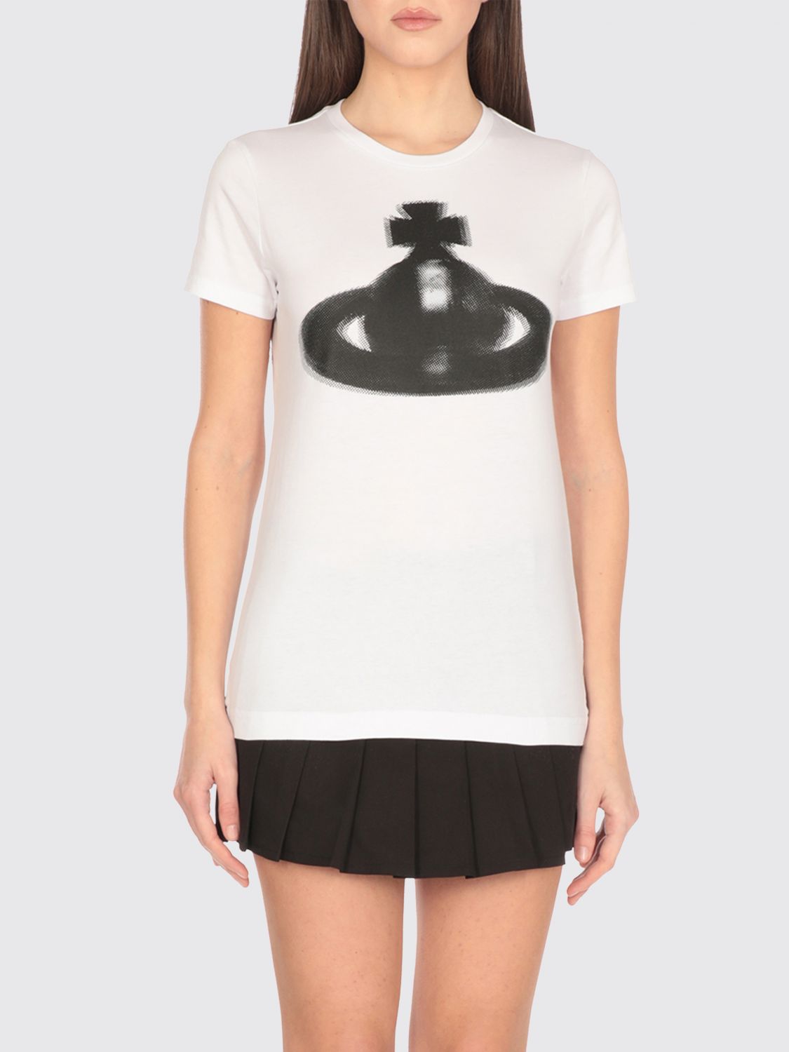 Shop Vivienne Westwood T-shirt Woman Color White