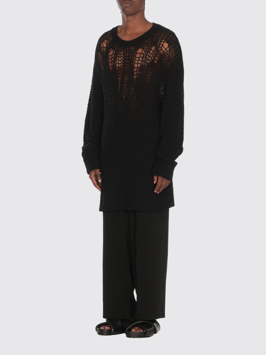 YOHJI YAMAMOTO SWEATER YOHJI YAMAMOTO MEN COLOR BLACK H01558002