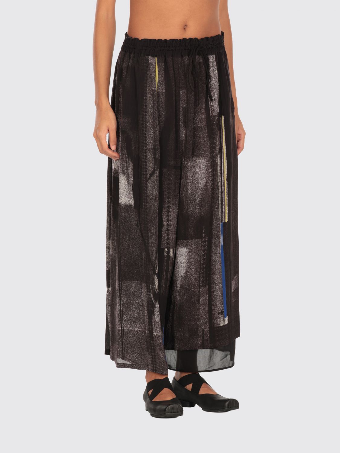 Y's Pants With Geometric Pattern