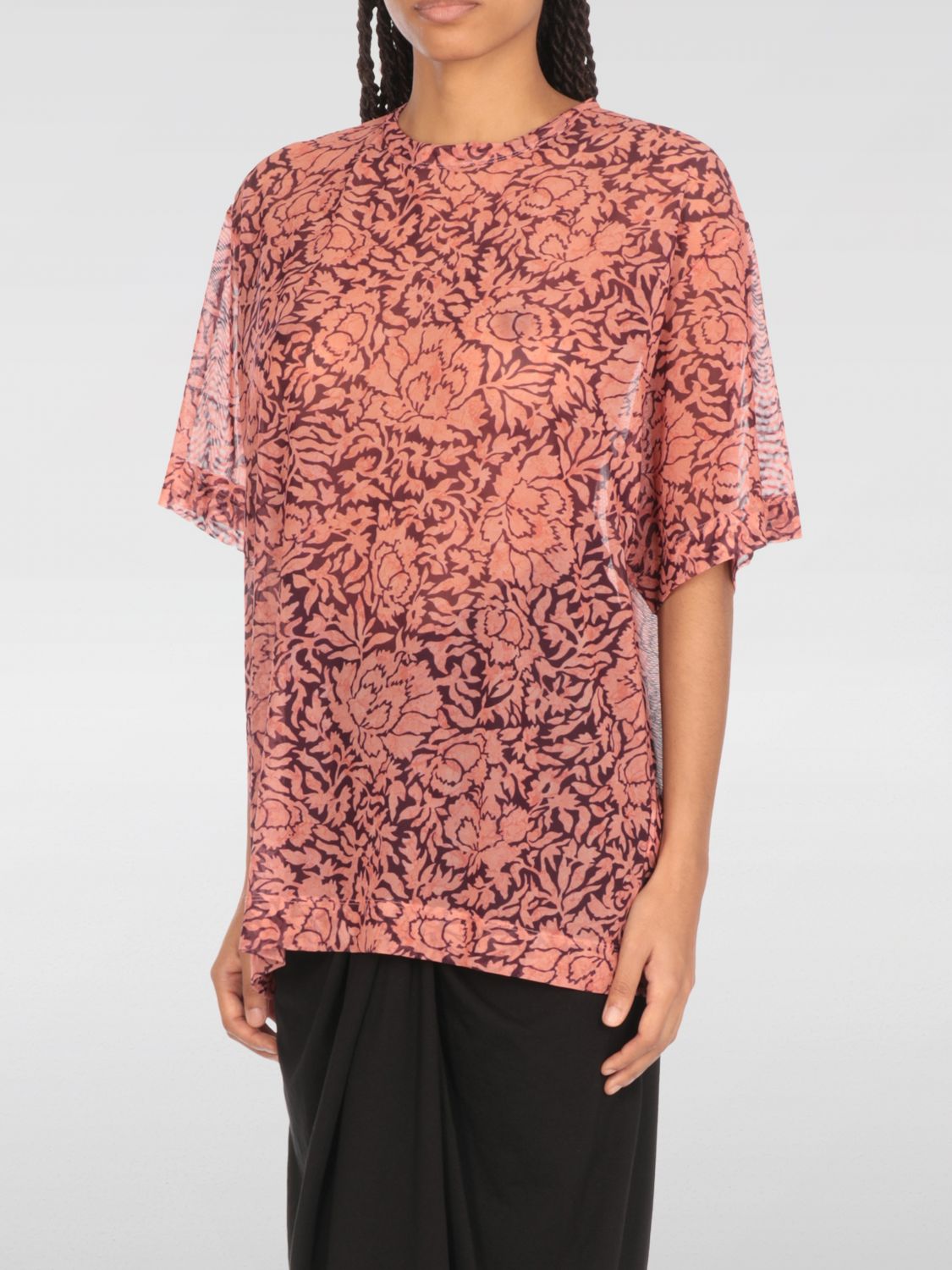 Shop Dries Van Noten T-shirt Woman Color Pink