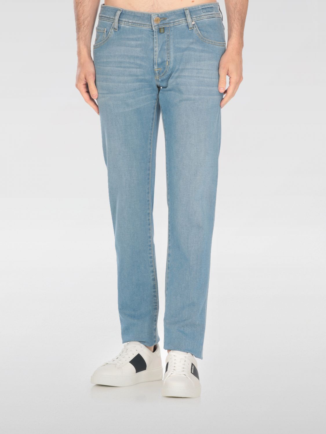 JACOB COHEN JEANS JACOB COHEN MEN COLOR GNAWED BLUE H01757011