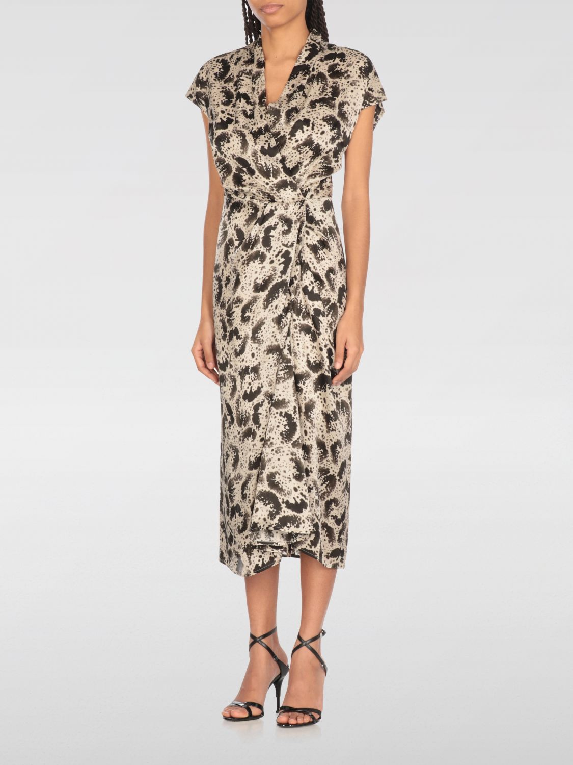 Dries Van Noten Dilian Printed Midi Dress