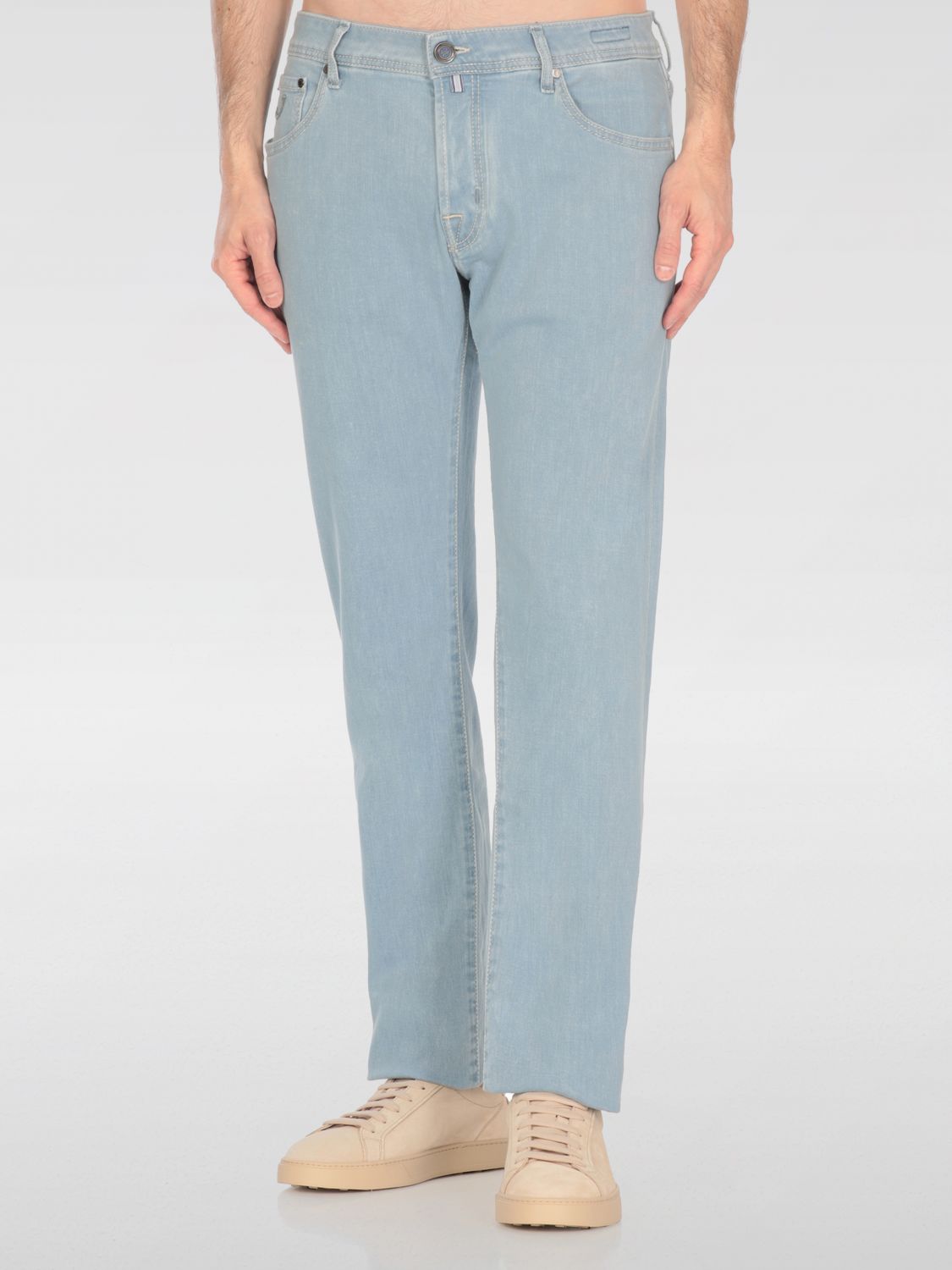 JACOB COHEN JEANS JACOB COHEN MEN COLOR GNAWED BLUE H02001011