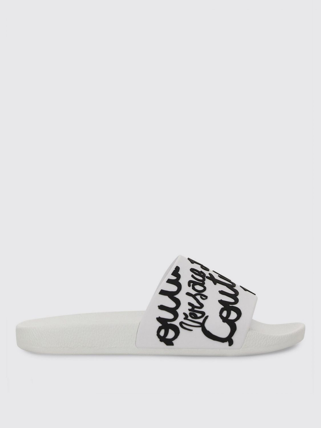 VERSACE JEANS COUTURE FLAT SHOES VERSACE JEANS COUTURE WOMAN COLOR WHITE H02296001
