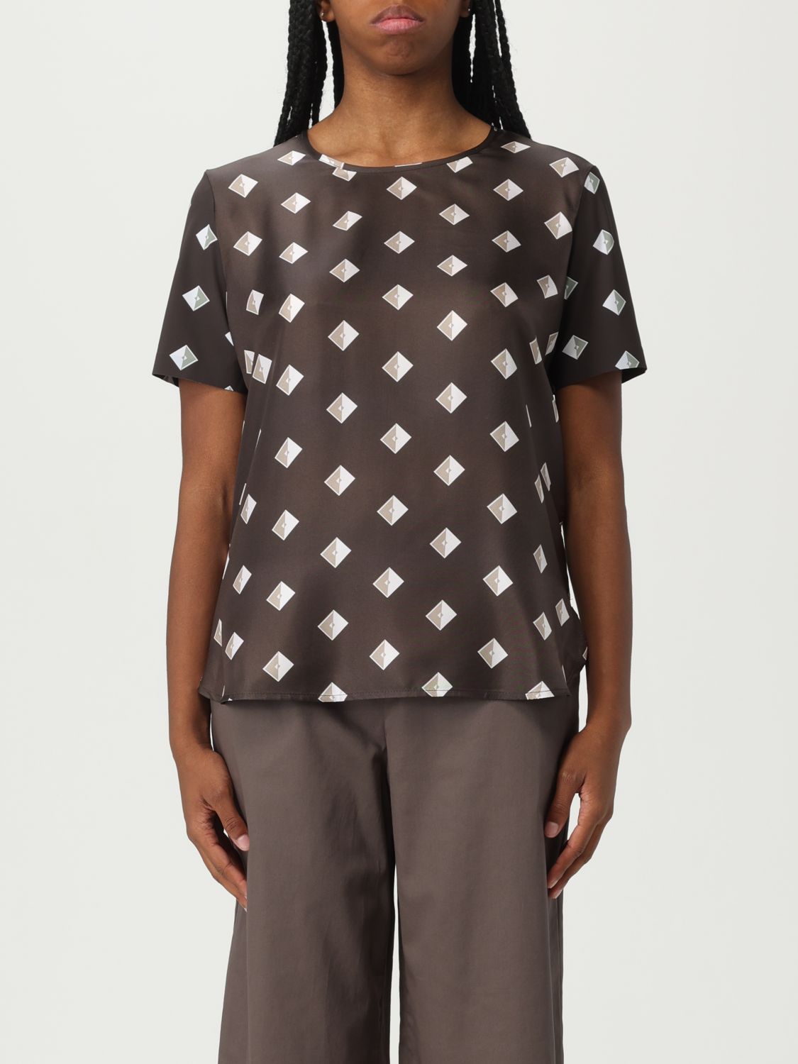 Mm Max Mara Top Damen Farbe Burnt In Brown