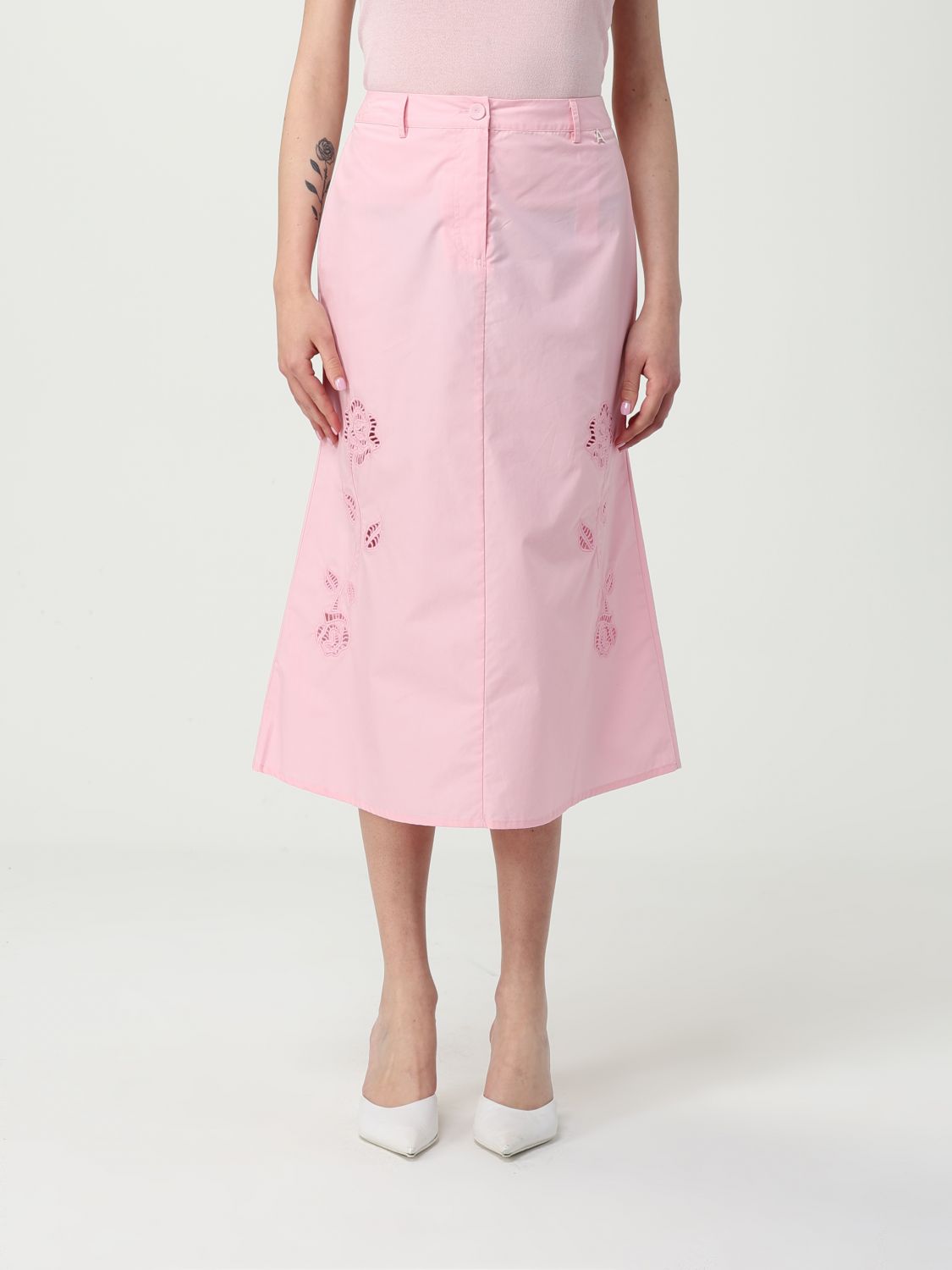 Twinset Actitude Skirt Woman Color Pink In Pink