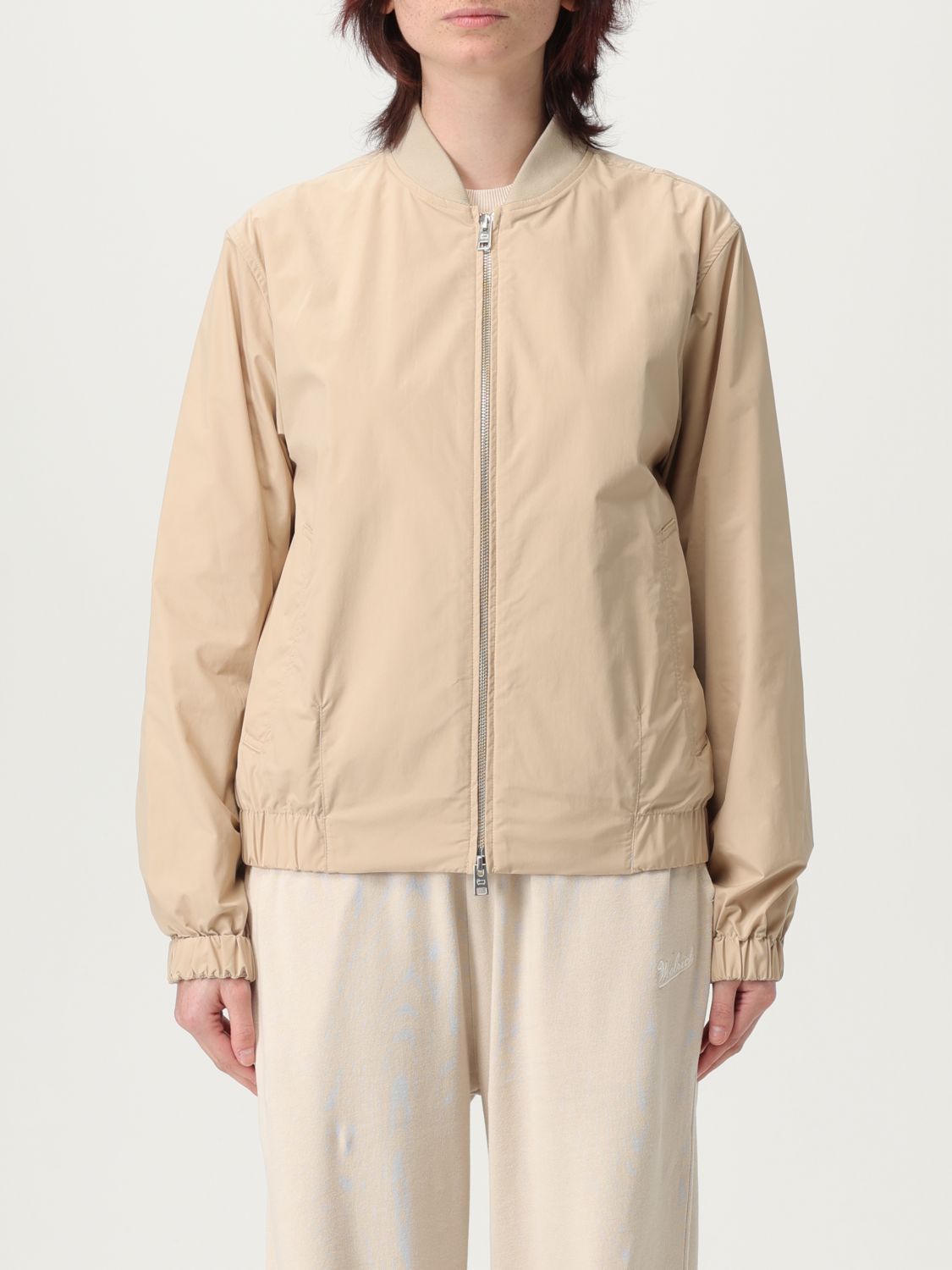 Woolrich Jacket Woman Color Beige