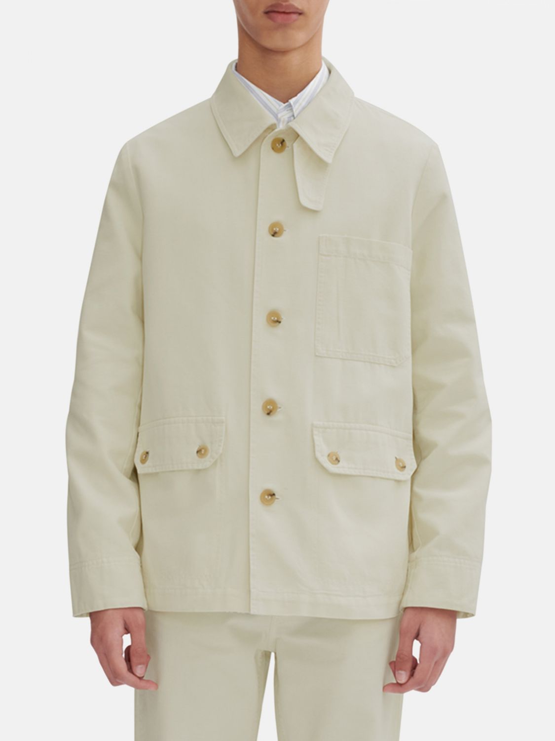 Jacket A. P.C. Men color White