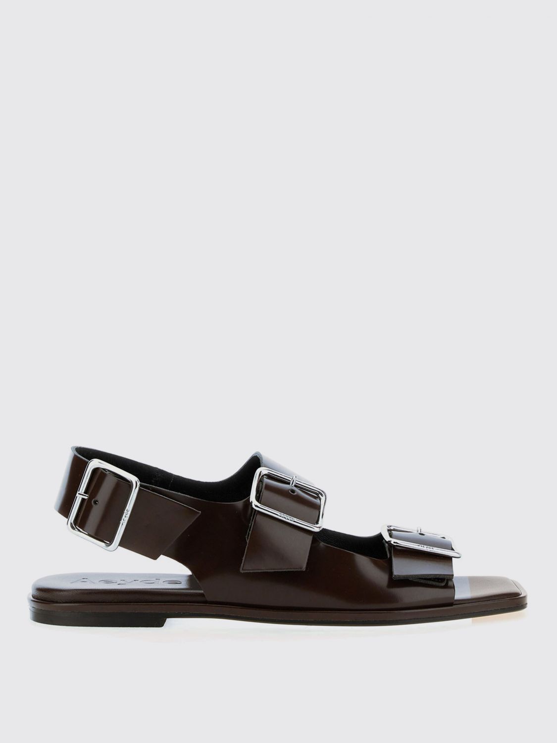 Shop Aeyde High Heel Shoes Woman Color Brown