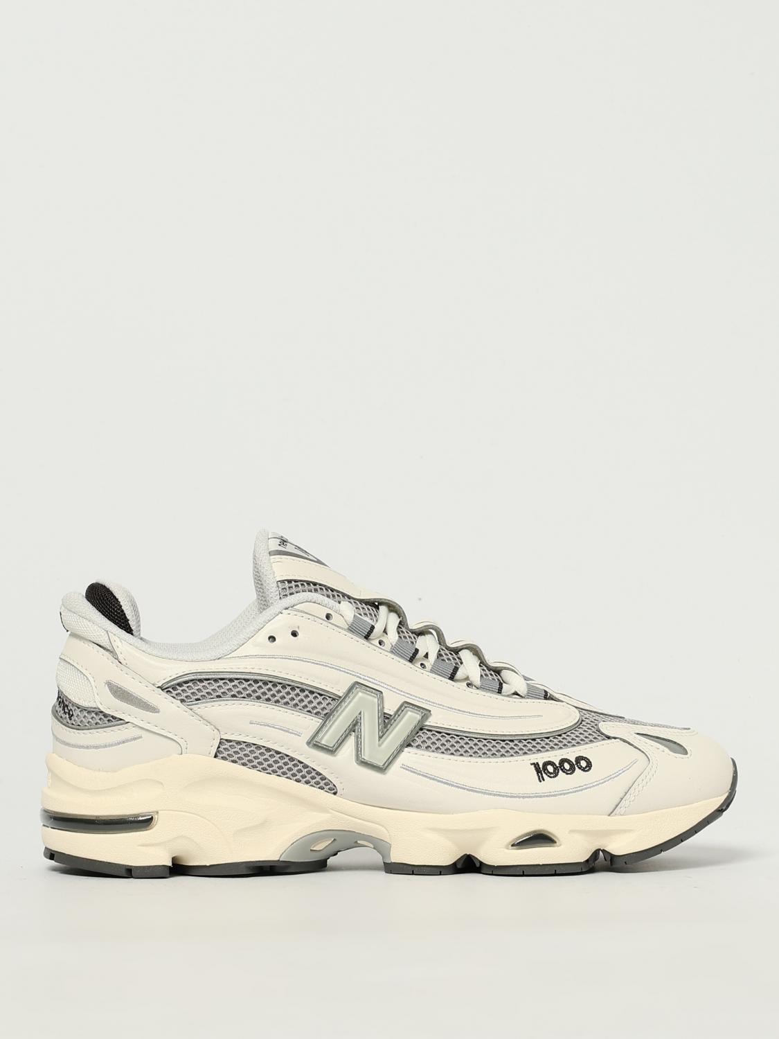 New Balance Mens Sea Salt Sea Salt 1000 Suede And Mesh Low-top Trainers In Neutral