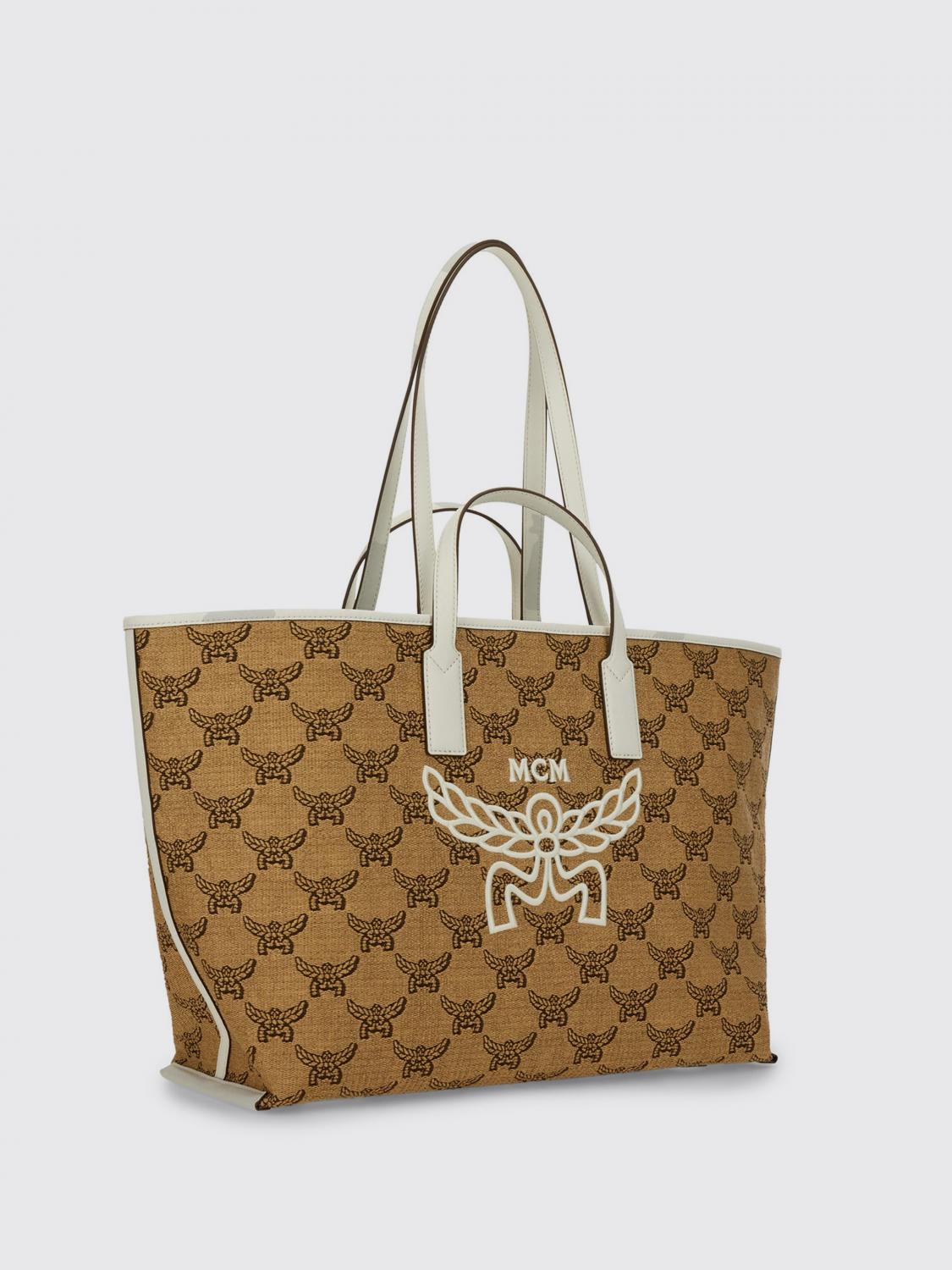 Mcm Crossbody Bags Woman Color Beige