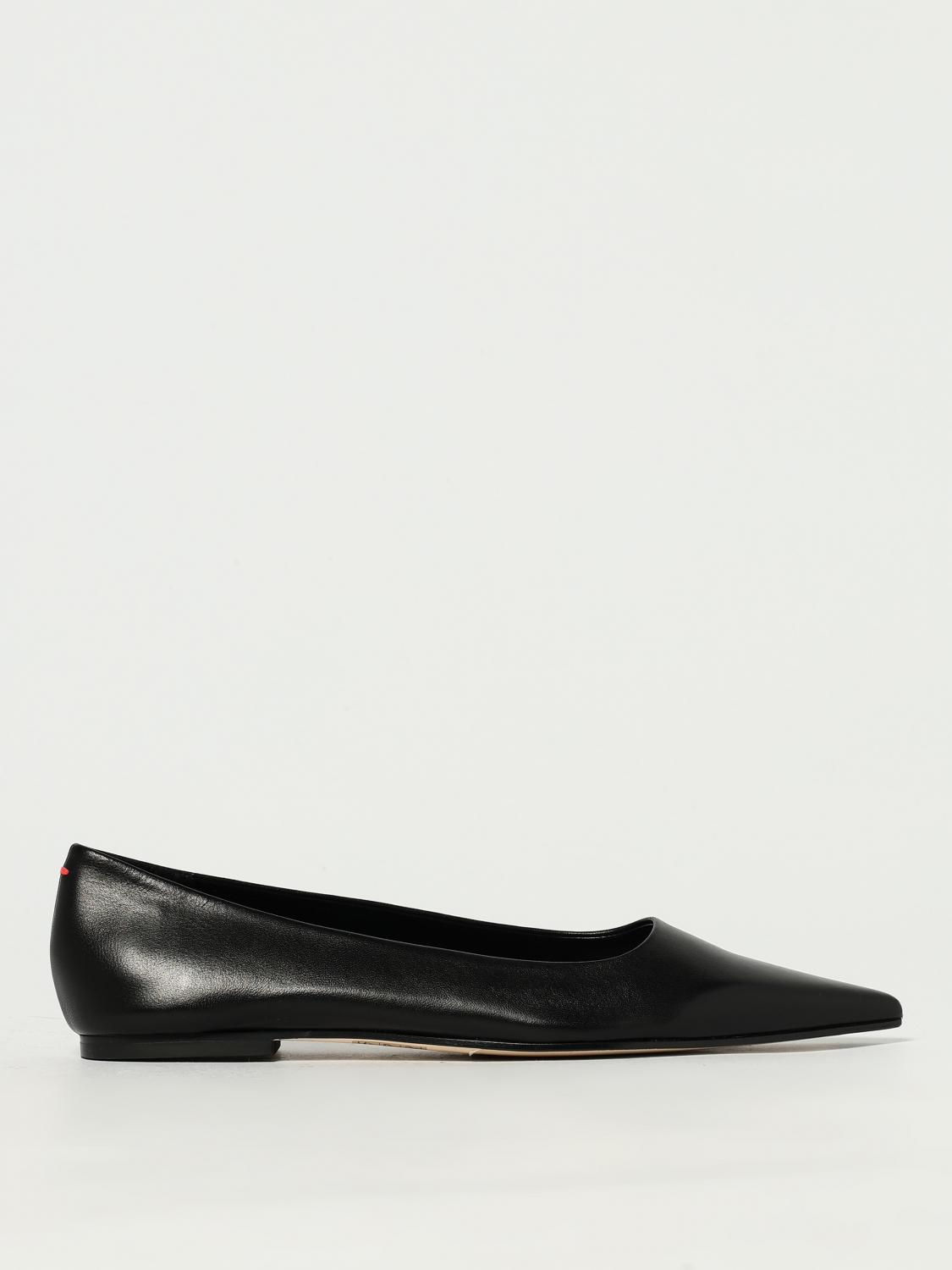 Aeyde Ballet Flats Woman Color Black