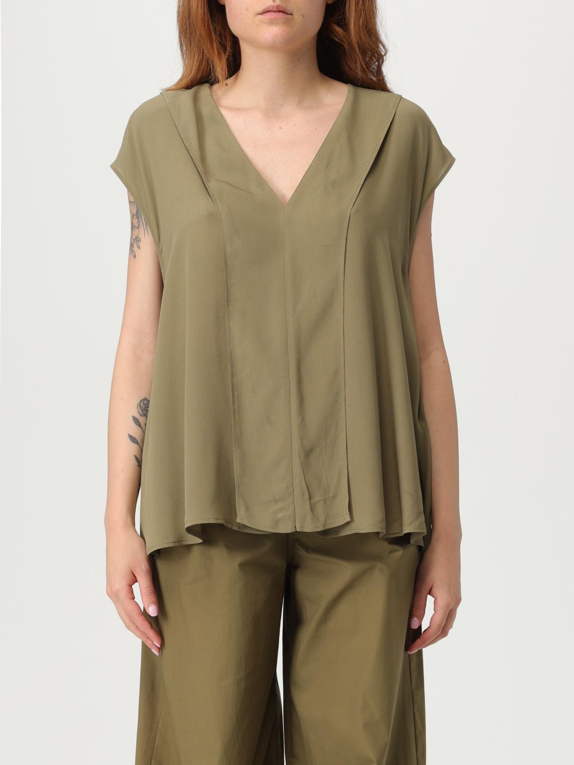 Liu •jo Top Liu Jo Woman Color Green In Brown