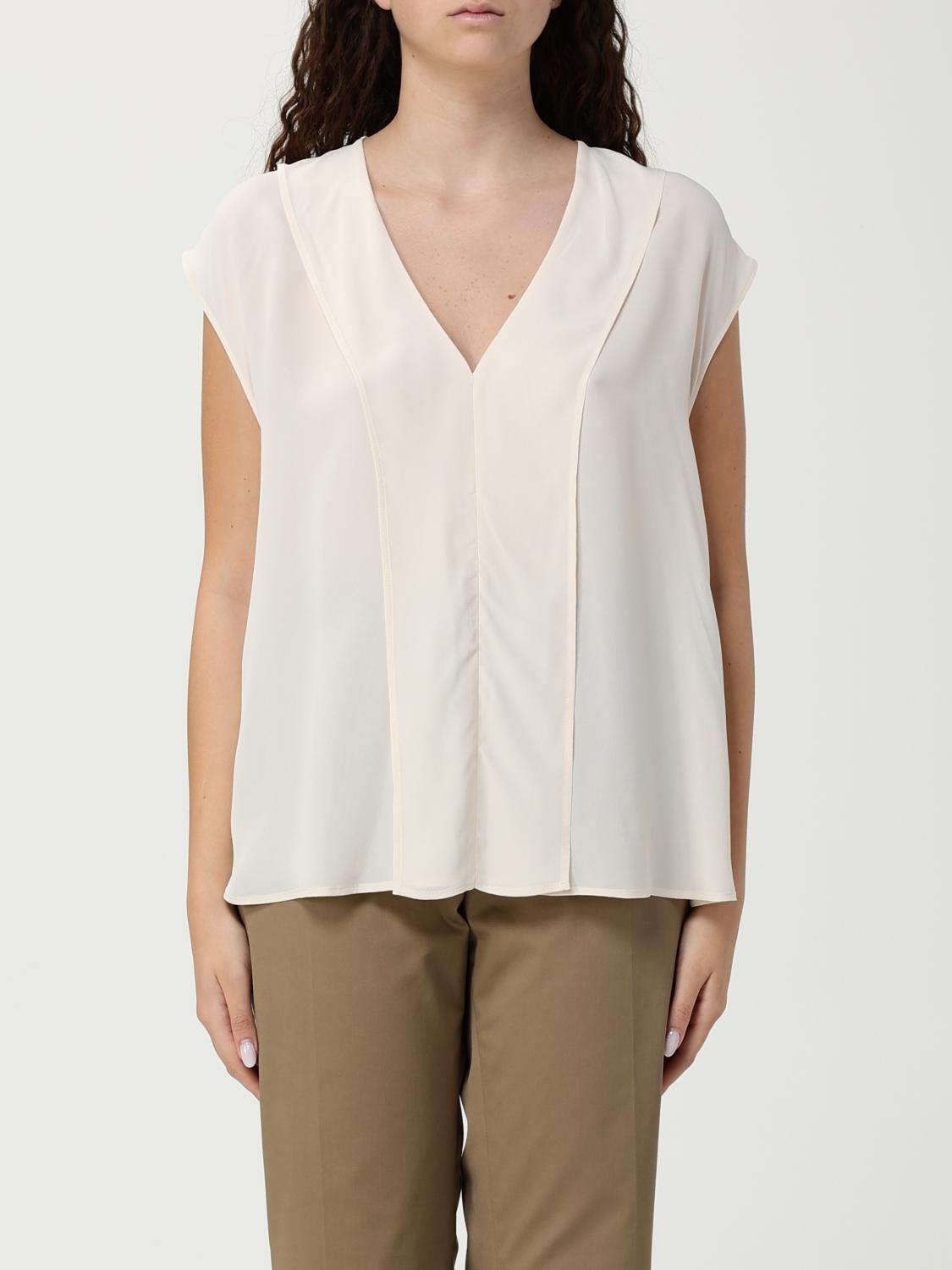 Liu •jo Top Liu Jo Woman Color Beige In White