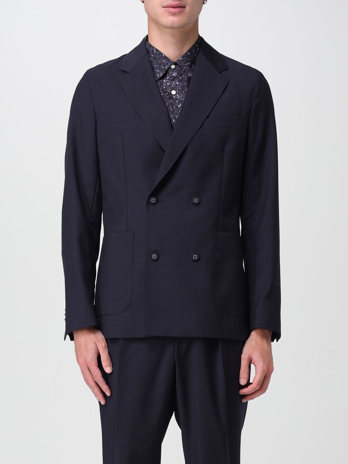 Officine Generale Blazer Officine Générale Men Color Blue