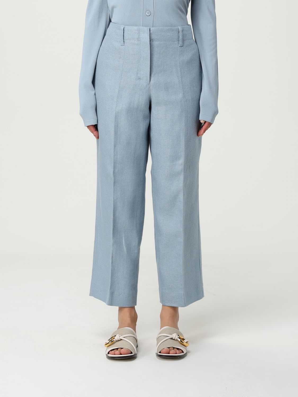 's Max Mara Hose  Damen Farbe Hellblau