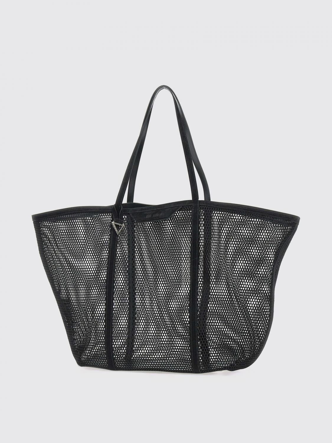 Attico Tote Bags The Woman Color Black