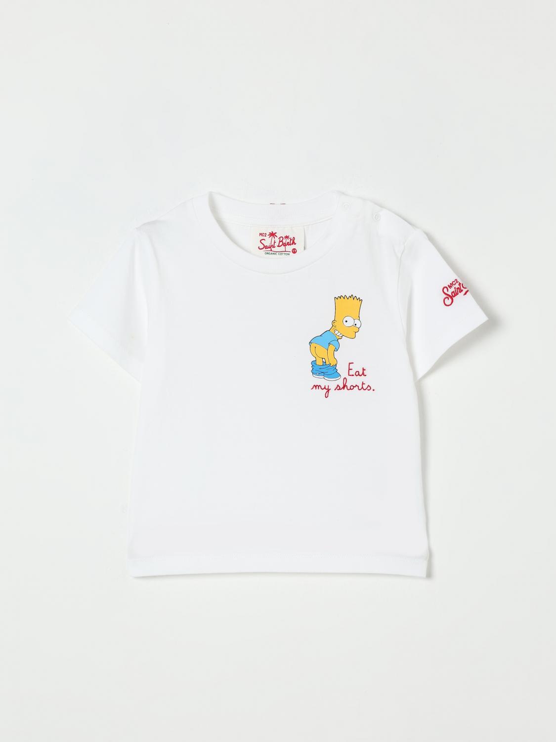 Mc2 Saint Barth T-shirt Kinder Farbe Weiss In White