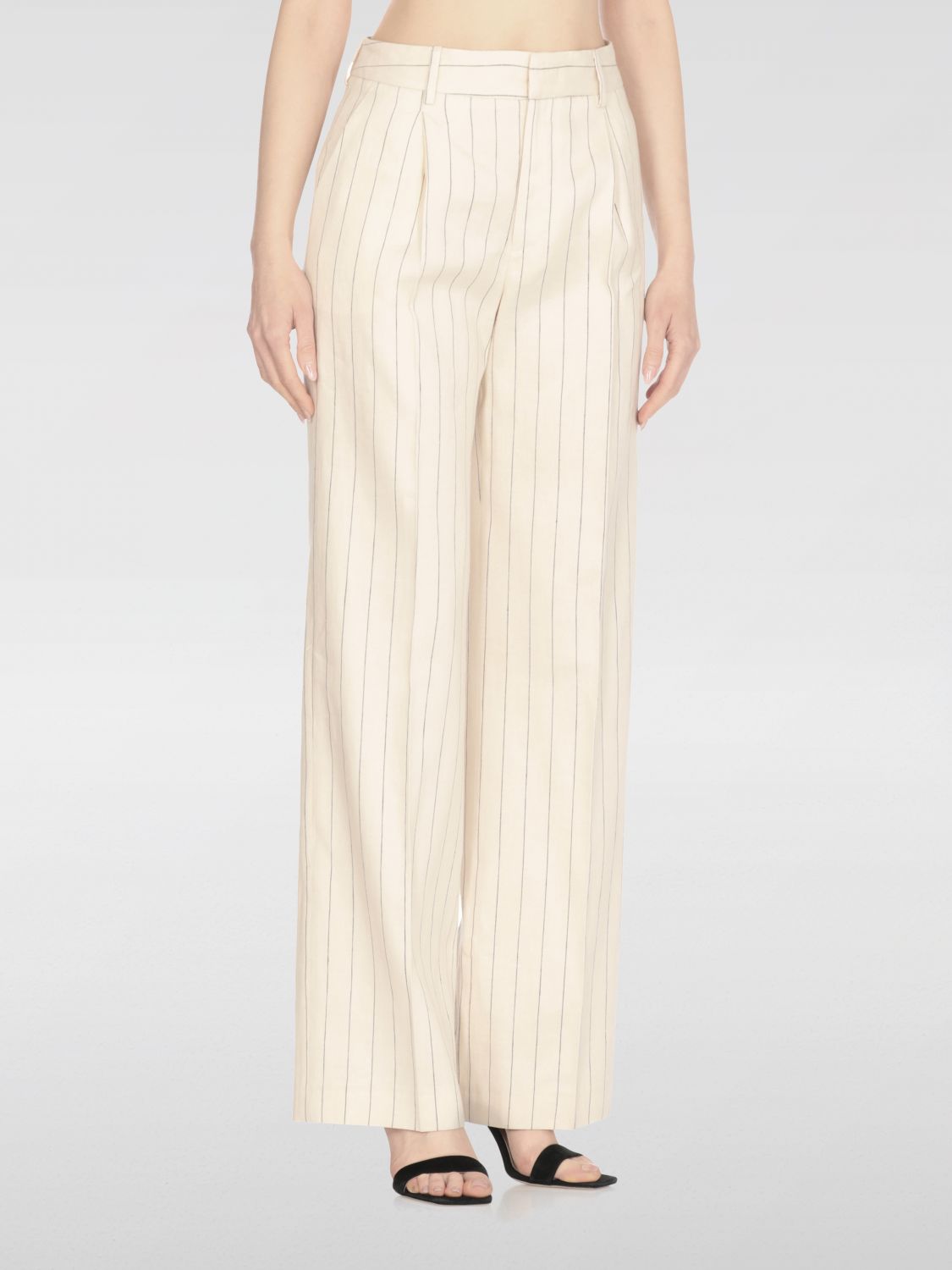 PT TORINO PANTS PT TORINO WOMAN COLOR IVORY H05796044
