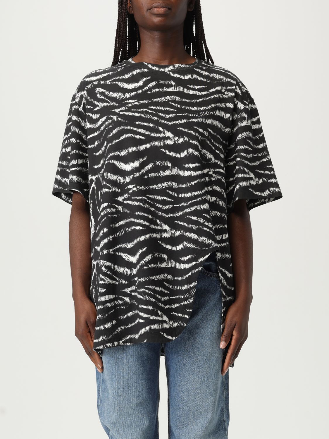 Attico T-shirt Black E White