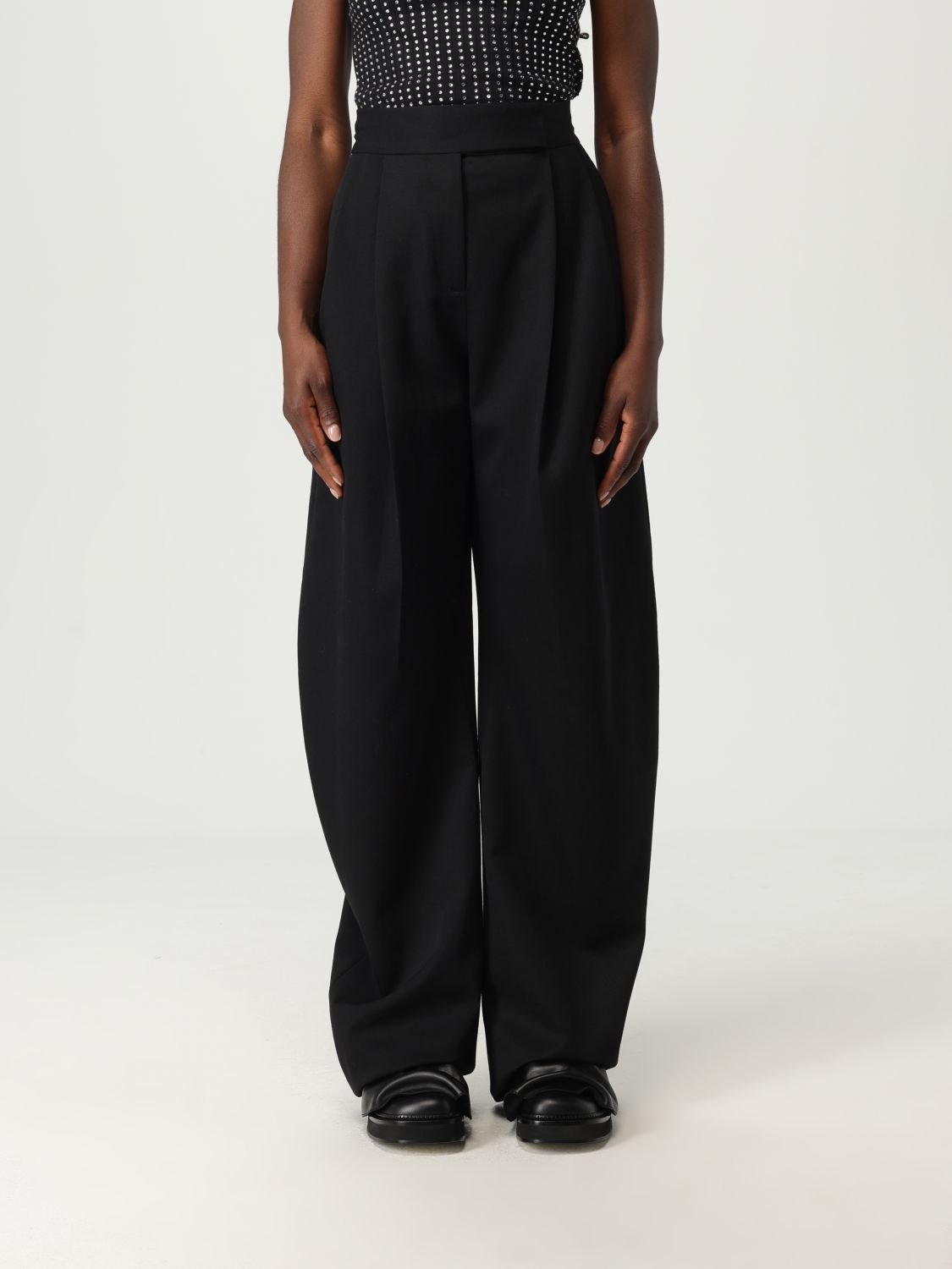 Attico Jeans The  Woman Color Black
