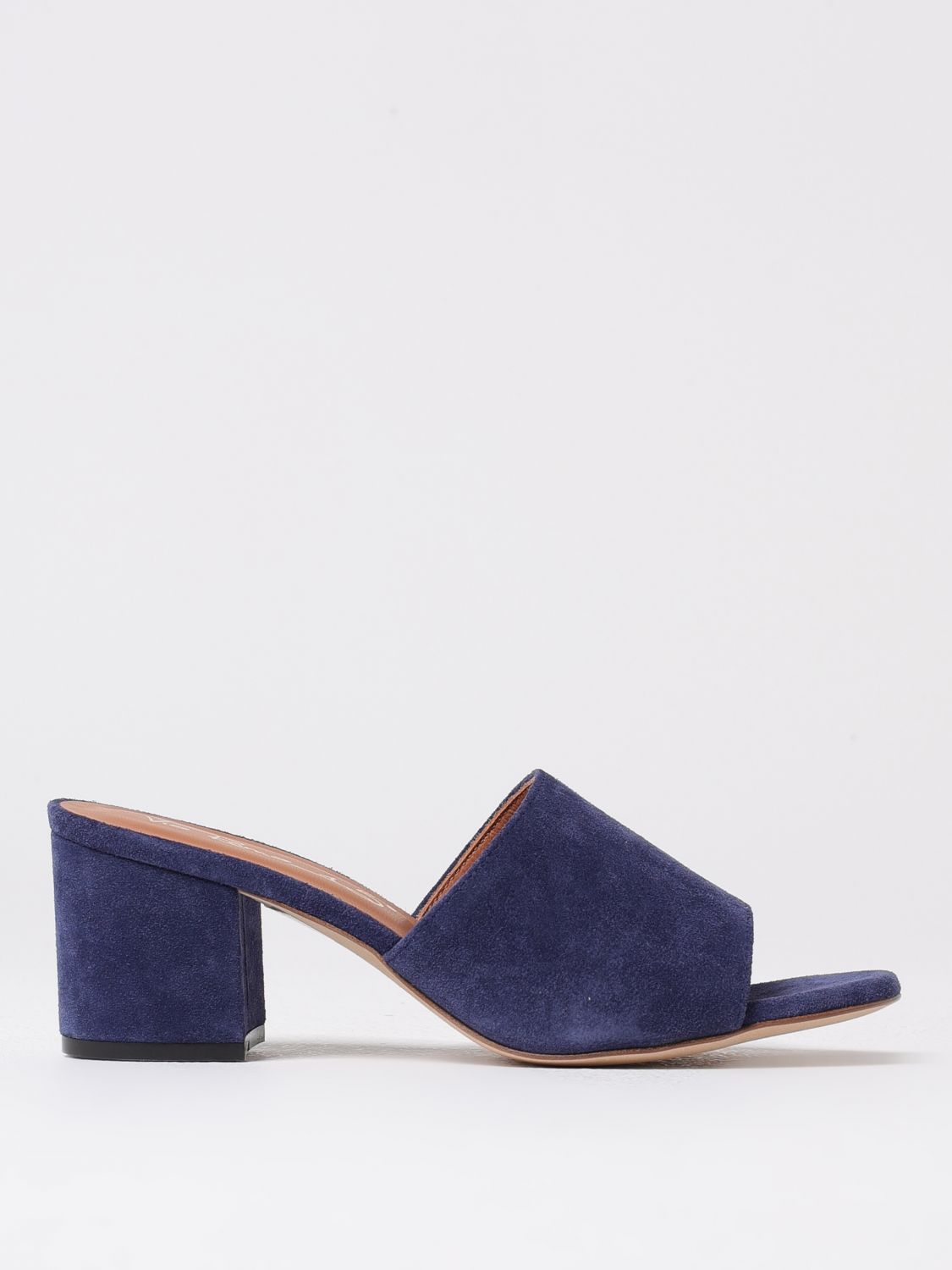 Via Roma 15 Flat Sandals Woman Color Blue In Blue