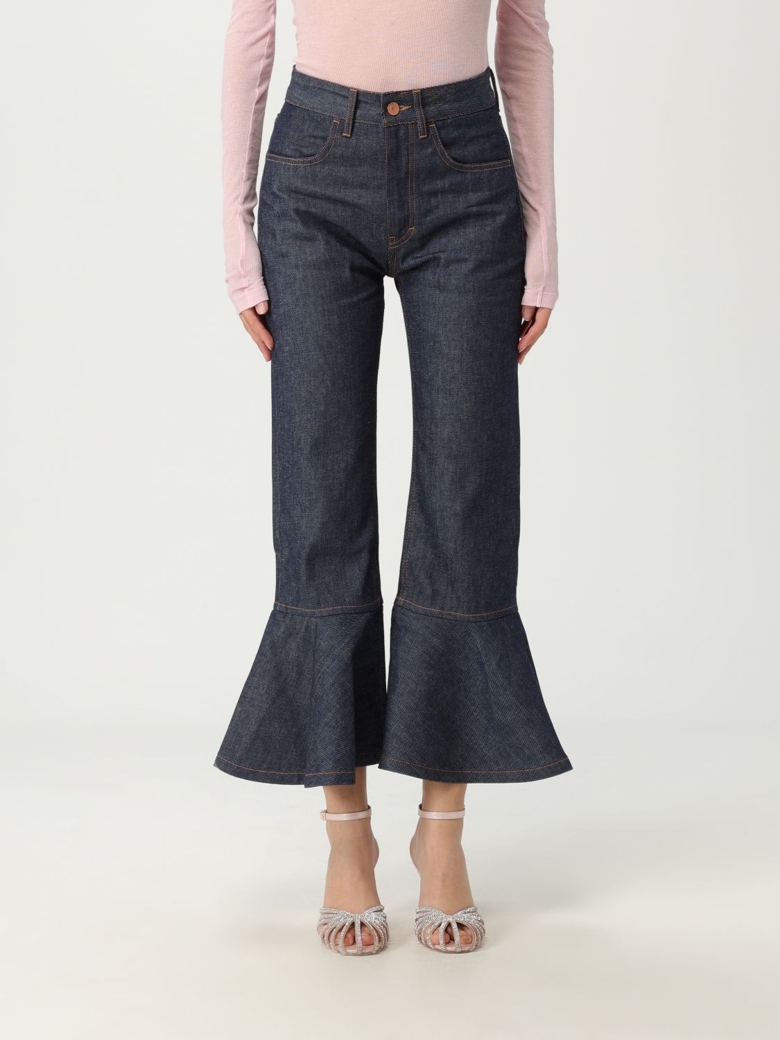 Bite Studios Jeans Donna Colore Blue In Blue