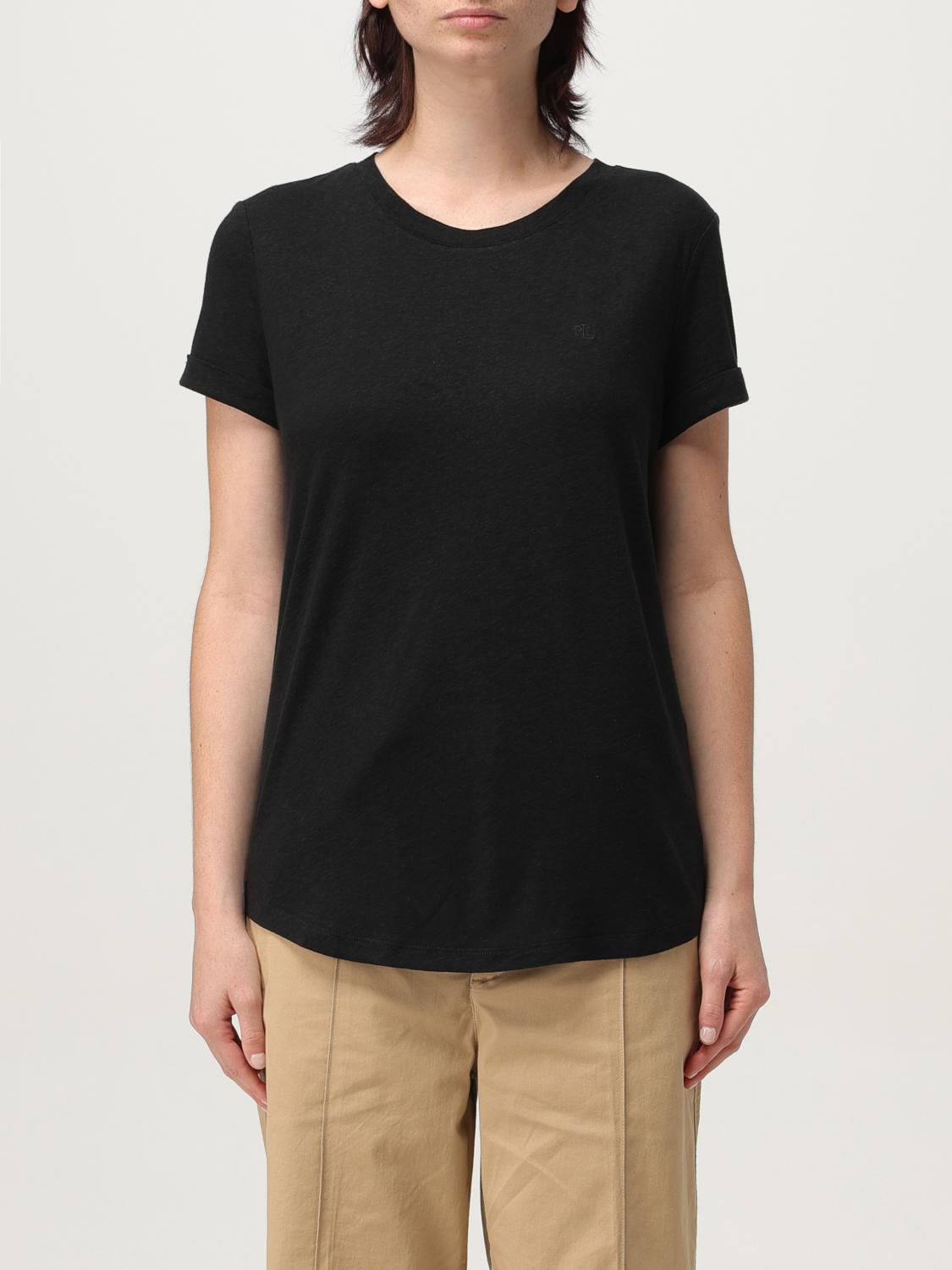 Polo Ralph Lauren T-shirt Damen Farbe Schwarz In Black