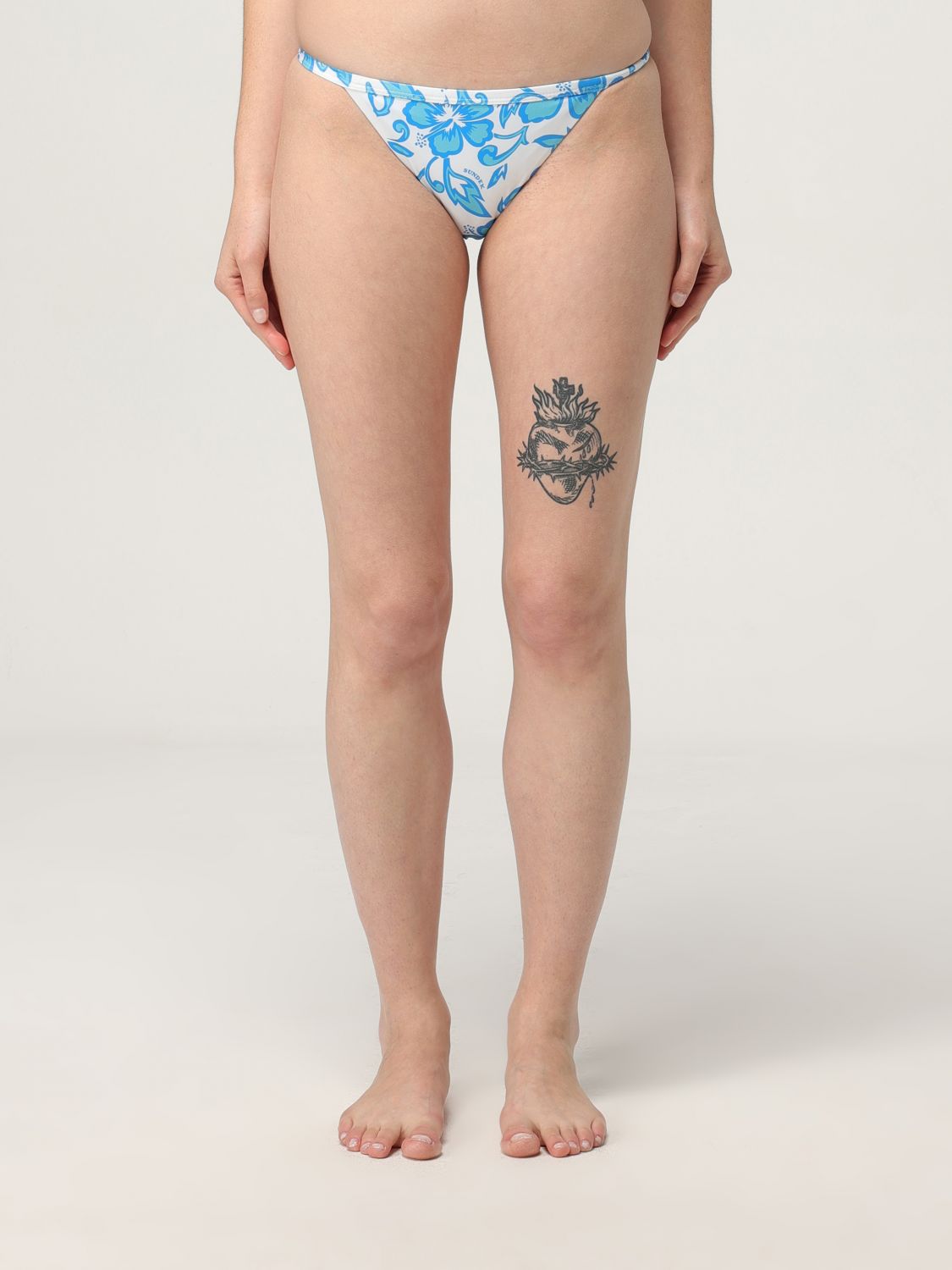 Sundek Swimsuit Woman Color White In Blue