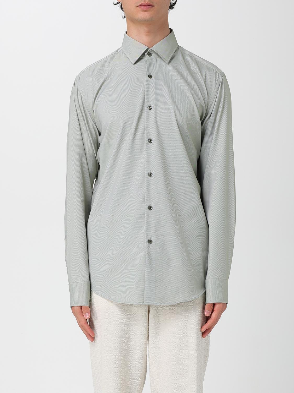 Hugo Boss Shirt Boss Men Color White 1 In Gray