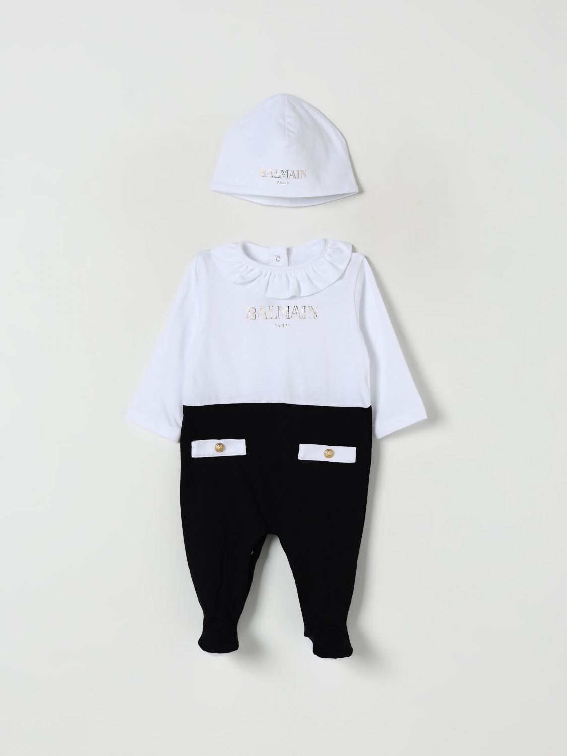 Balmain Anzug  Kinder Farbe Weiss