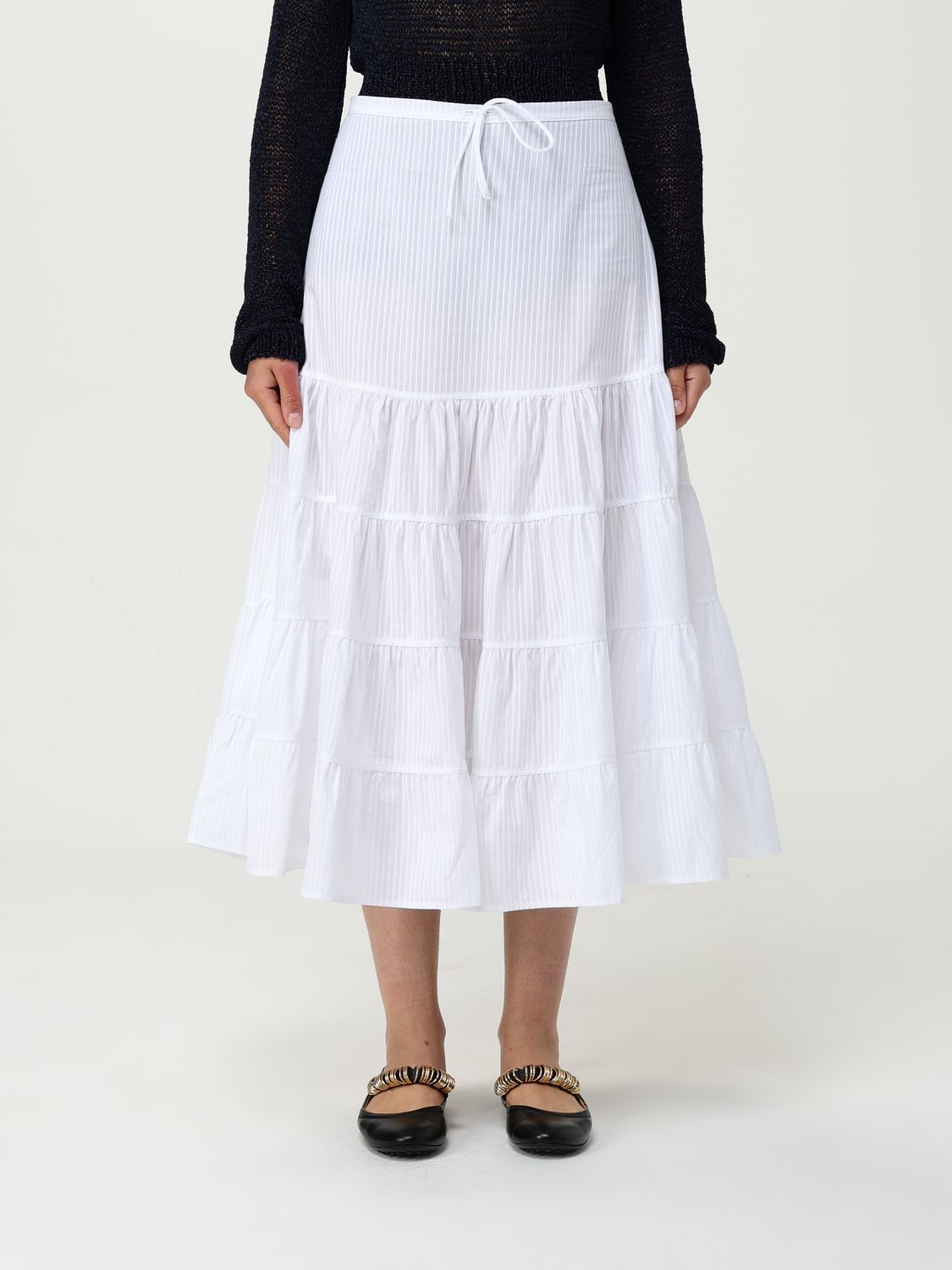 Shop Paloma Wool Skirt Woman Color White