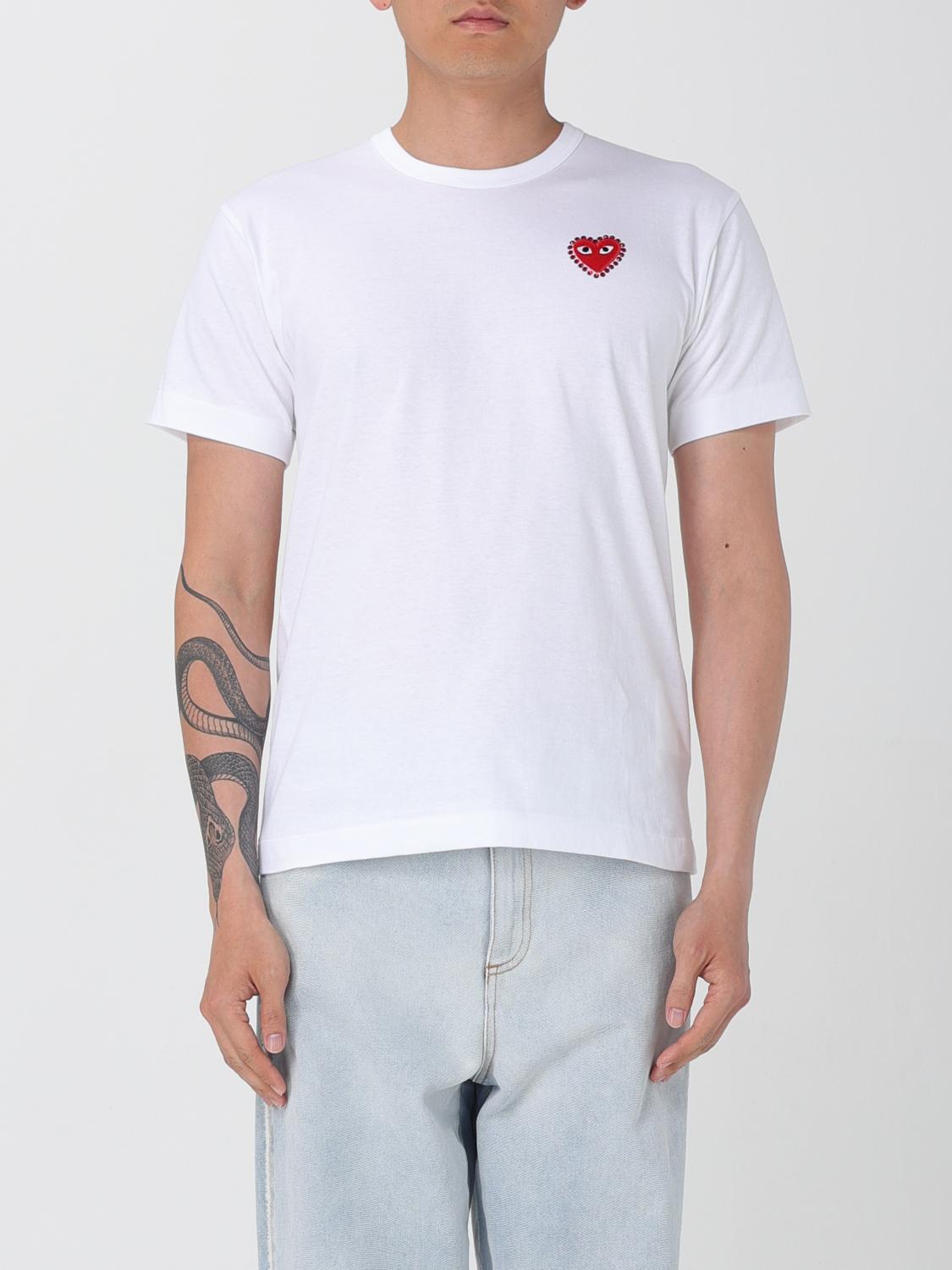 T-Shirt COMME DES GARCONS PLAY Men color White 1